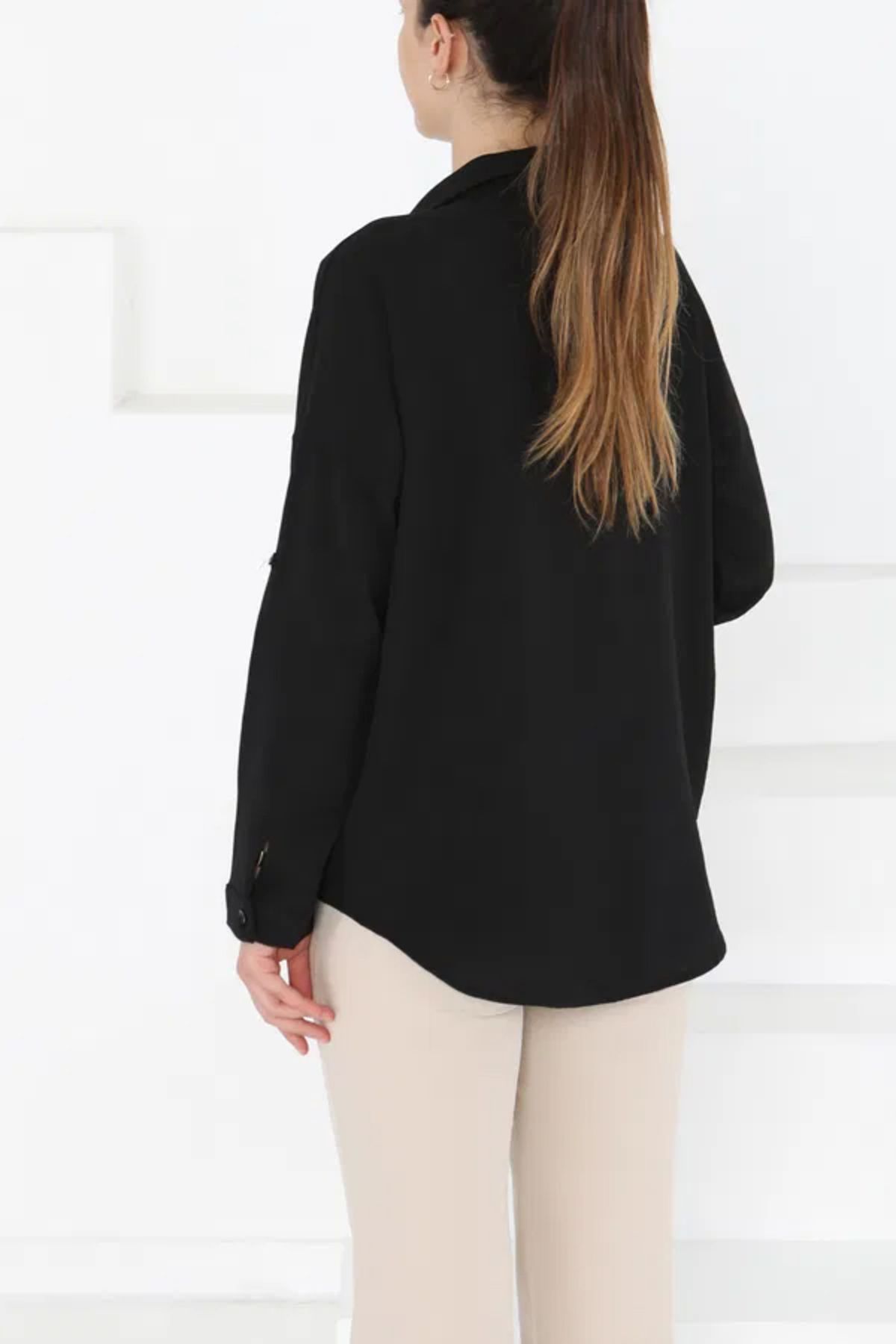 Butik Nakışlı İncili Gömlek