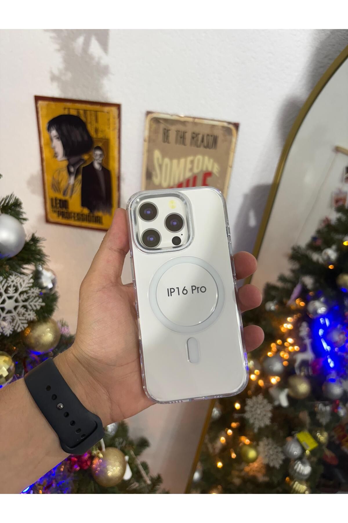 Kilif365 ŞEFFAF SERT SLİKON MAGSAFE İPHONE 16 PRO
