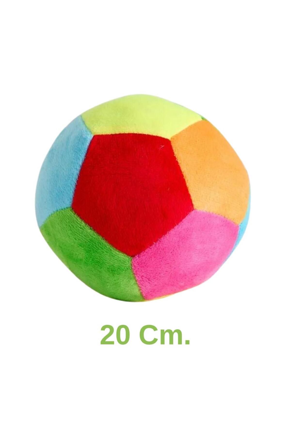 Kelebek Oyuncak Halley Çıngıraklı Renkli Peluş Top 20 Cm.