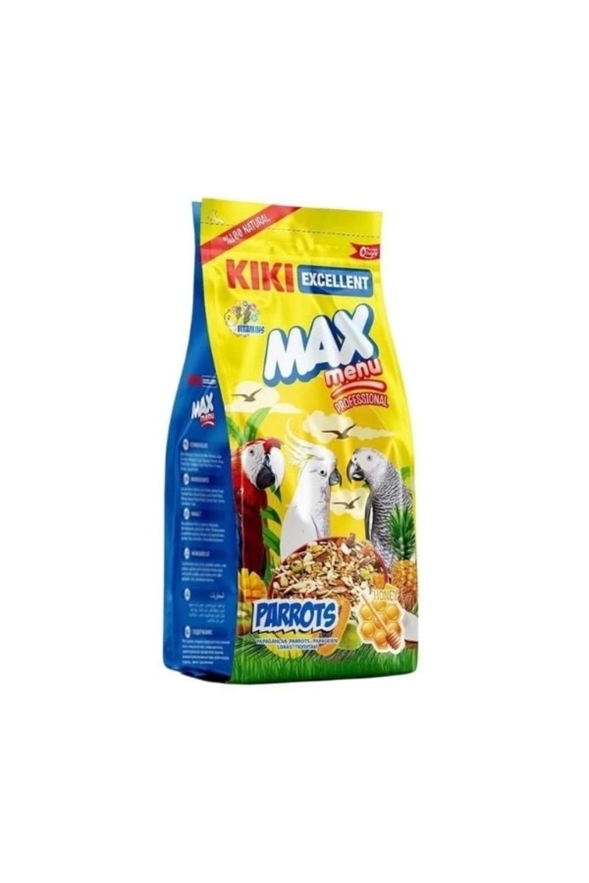 YNT İthalat Kiki Excellent Max Menu Ballı Papağan Yemi 1 Kg