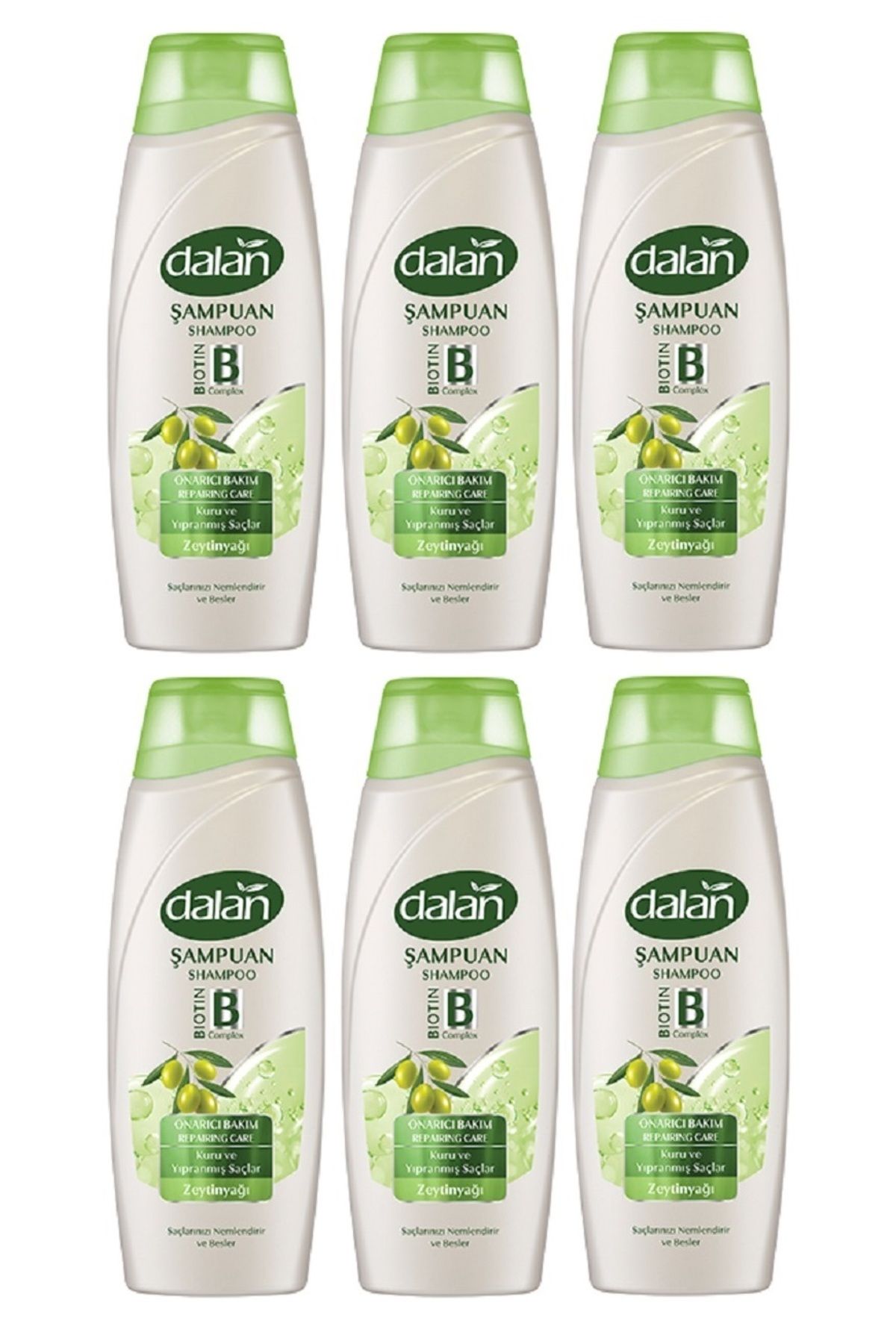 Dalan Zeytinyağlı Onarıcı Bakım Şampuanı 450 Ml x 6 Adet