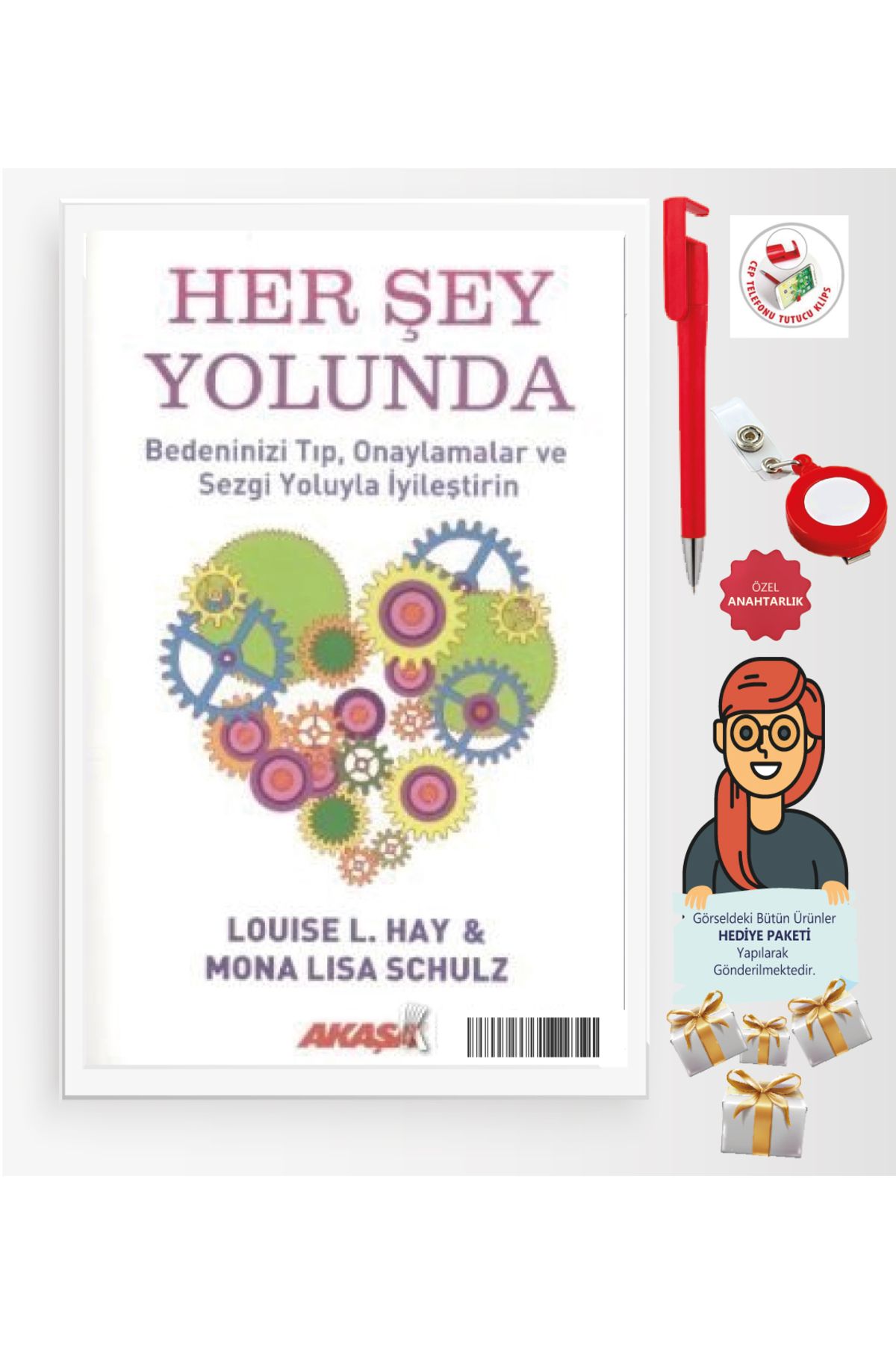 Akaşa Yayınları Maje Hediye+Her Şey Yolunda(Louise L, Hay)-Bireysel Gelişim-Akaşa Kitap