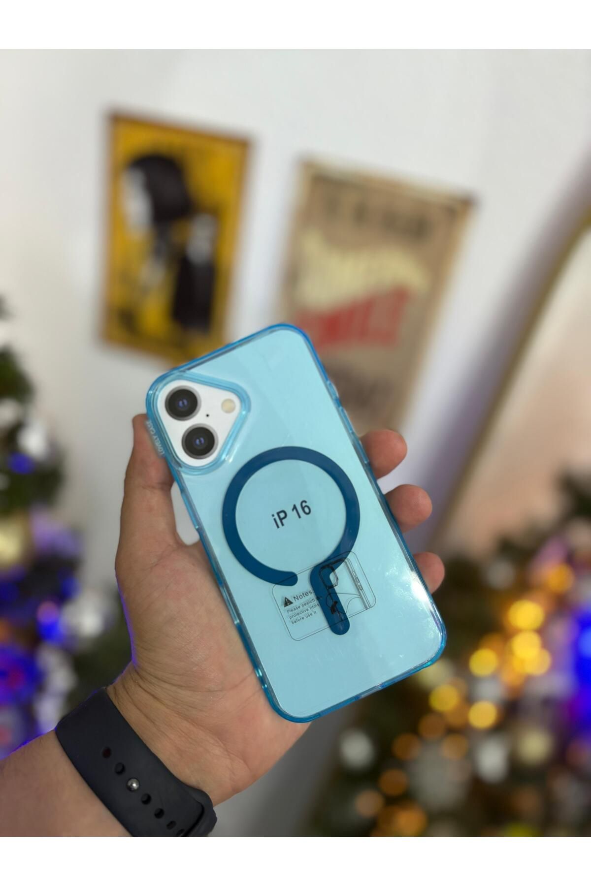 Kilif365 ŞEFFAF SERT SLİKON MAGSAFE İPHONE 16 TELEFON KILIFI
