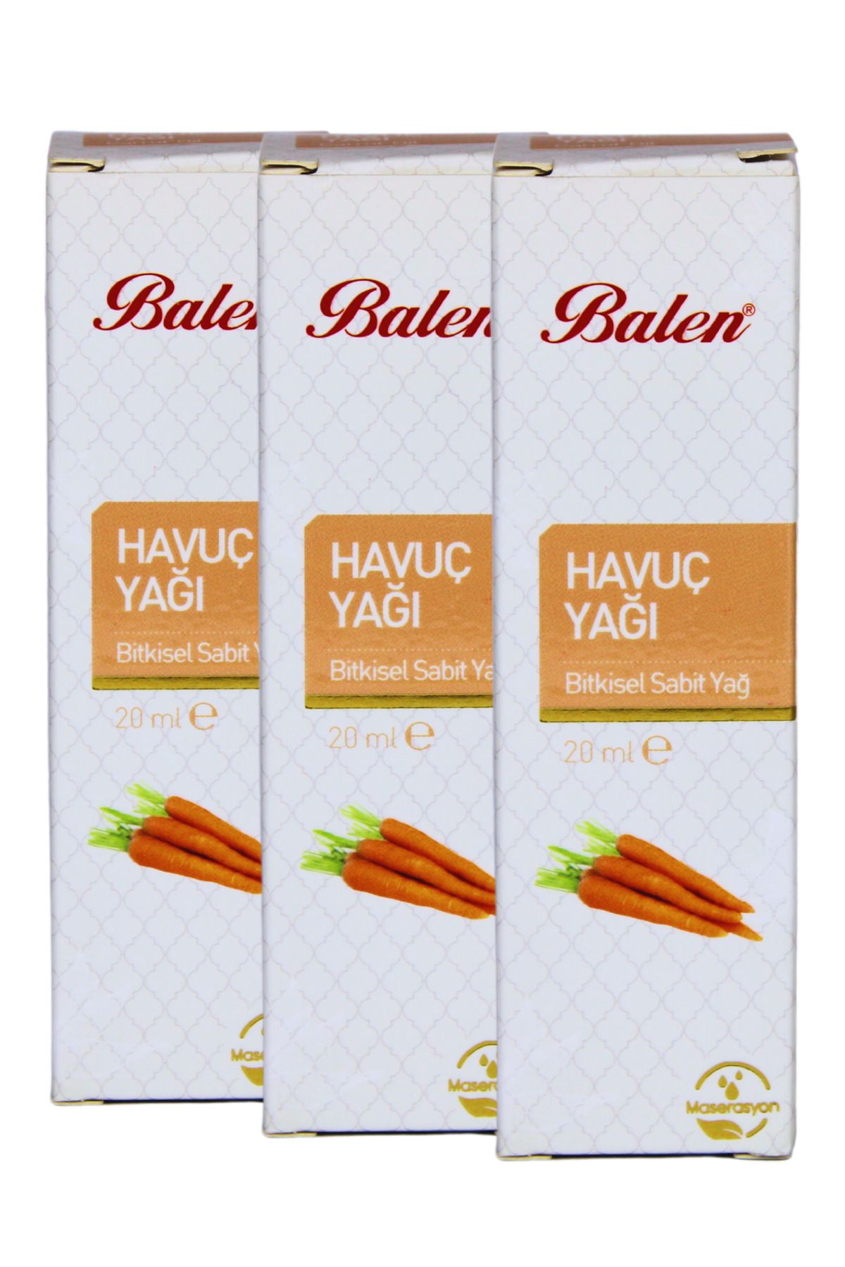 GÜLCE LOKMAN HEKİM AKTAR BALEN HAVUÇ YAĞI 3 X 2OML MASERASYON
