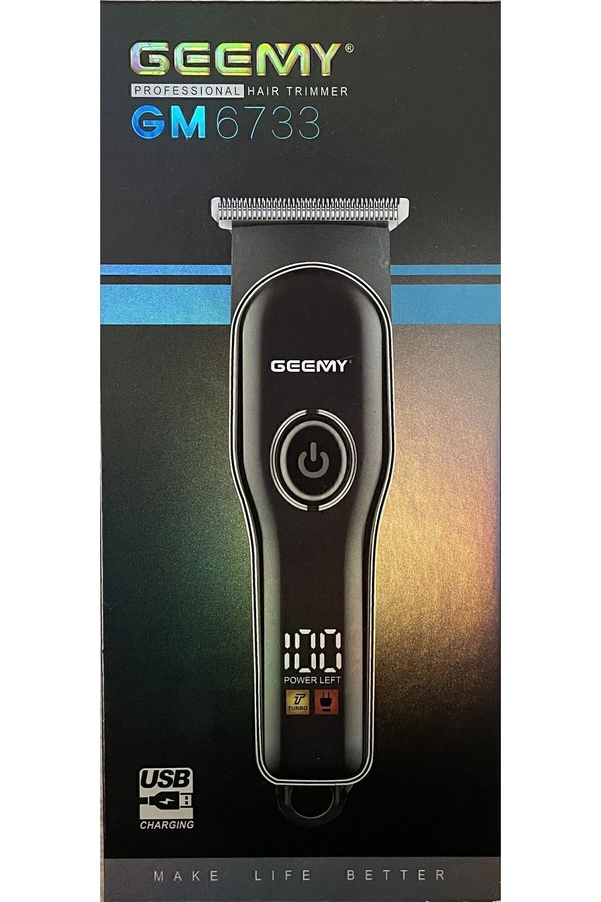 teknotrust Gm 6733 Tıraş Traş Makinesi Sakal Saç Ense Lazer Öncesi Tüm Vücut Kaş Bıyık Çok Amaçlı