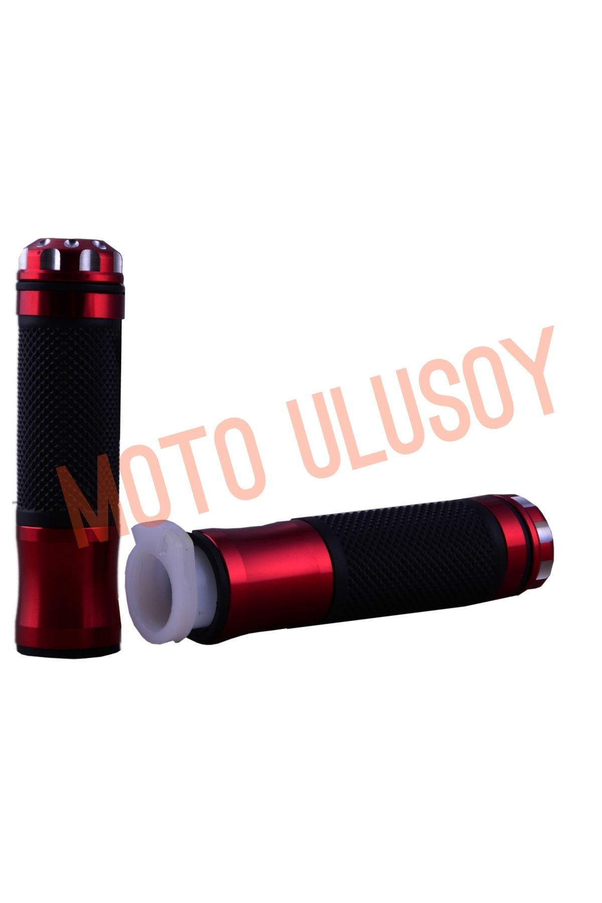 MOTO ULUSOY Modifiye Elcik Takımı Alüminyum kırmızı Gaz Borusu Dahil