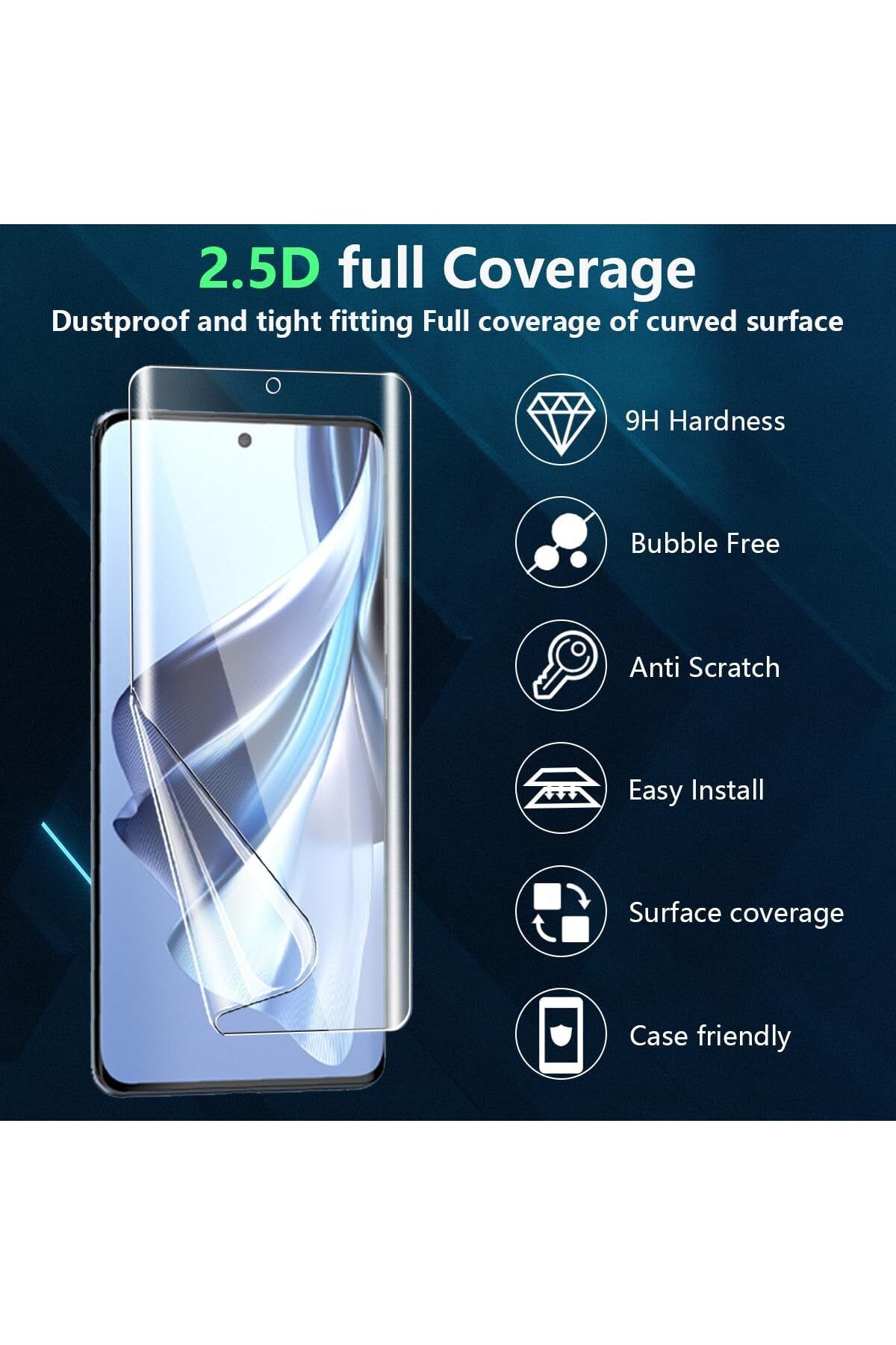 aheaks Vivo X200 Pro Hydrogel Ekran Koruyucu İnce Jelatin - İnce ve Esnek