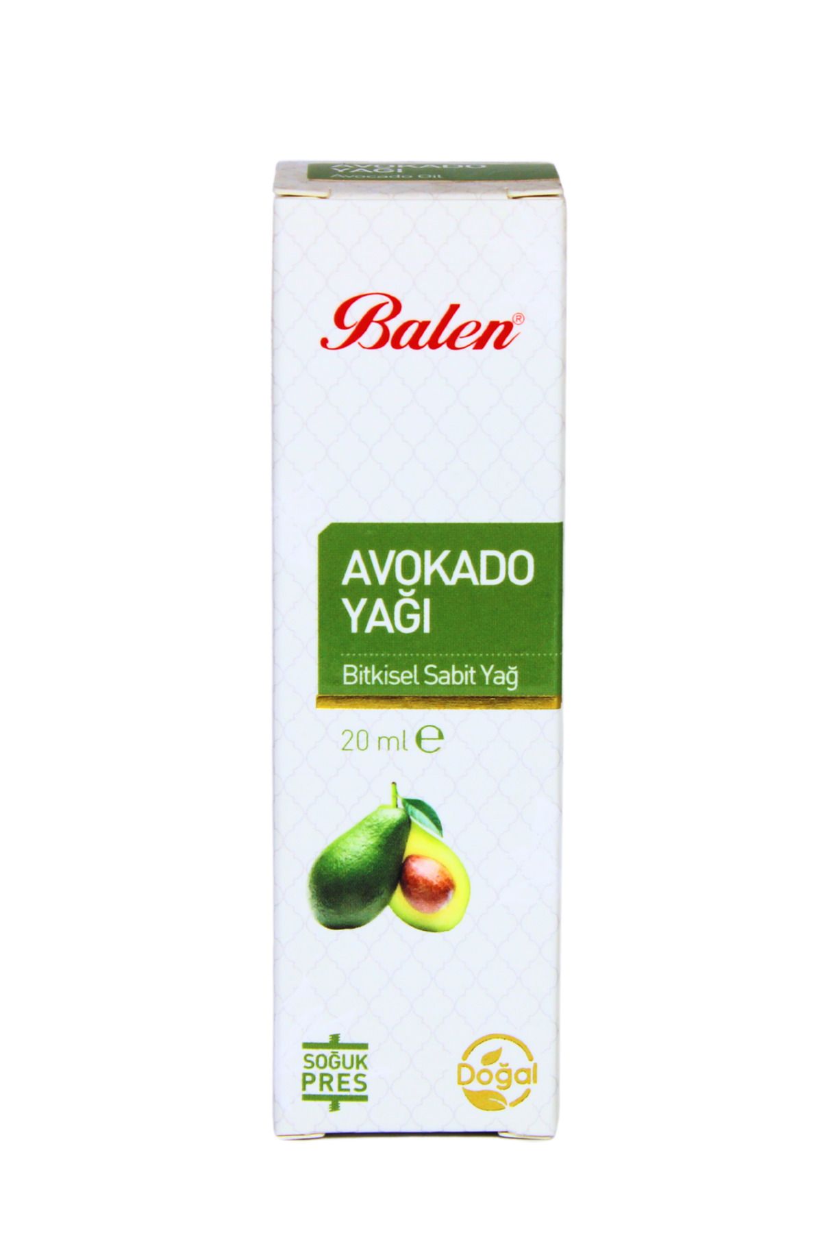 GÜLCE LOKMAN HEKİM AKTAR BALEN AVOKADO YAĞI 20ML PRES