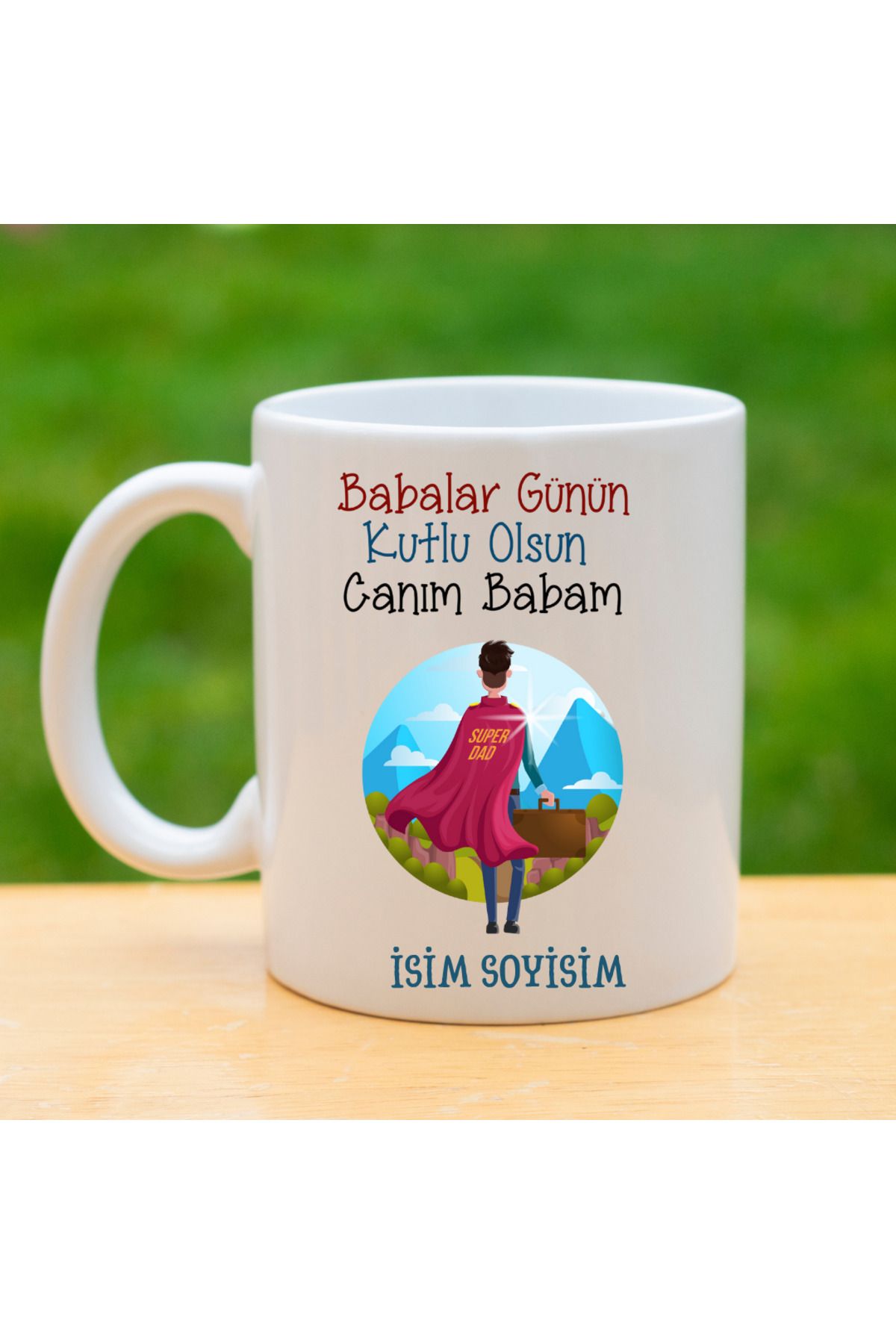 Tu&Se Candles Babam İçin En Güzel Hediye – Mesajlı Kupa Bardak