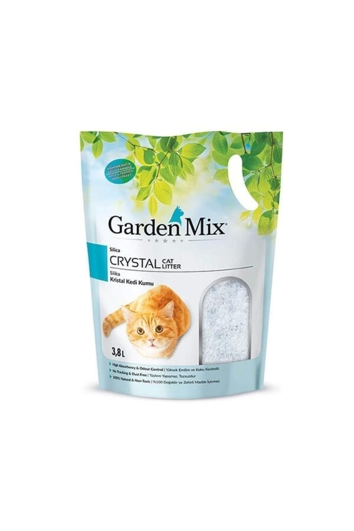 YNT İthalat Garden Mix Silica Jel Kedi Kumu 3.8 Lt