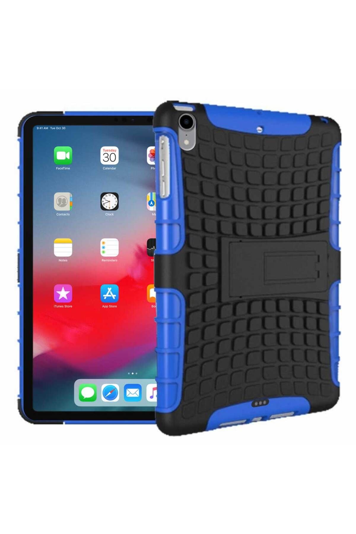Smart Tech Apple iPad Pro 11 2018 Uyumlu Standlı Tank Tablet Kılıfı Özel Zırh