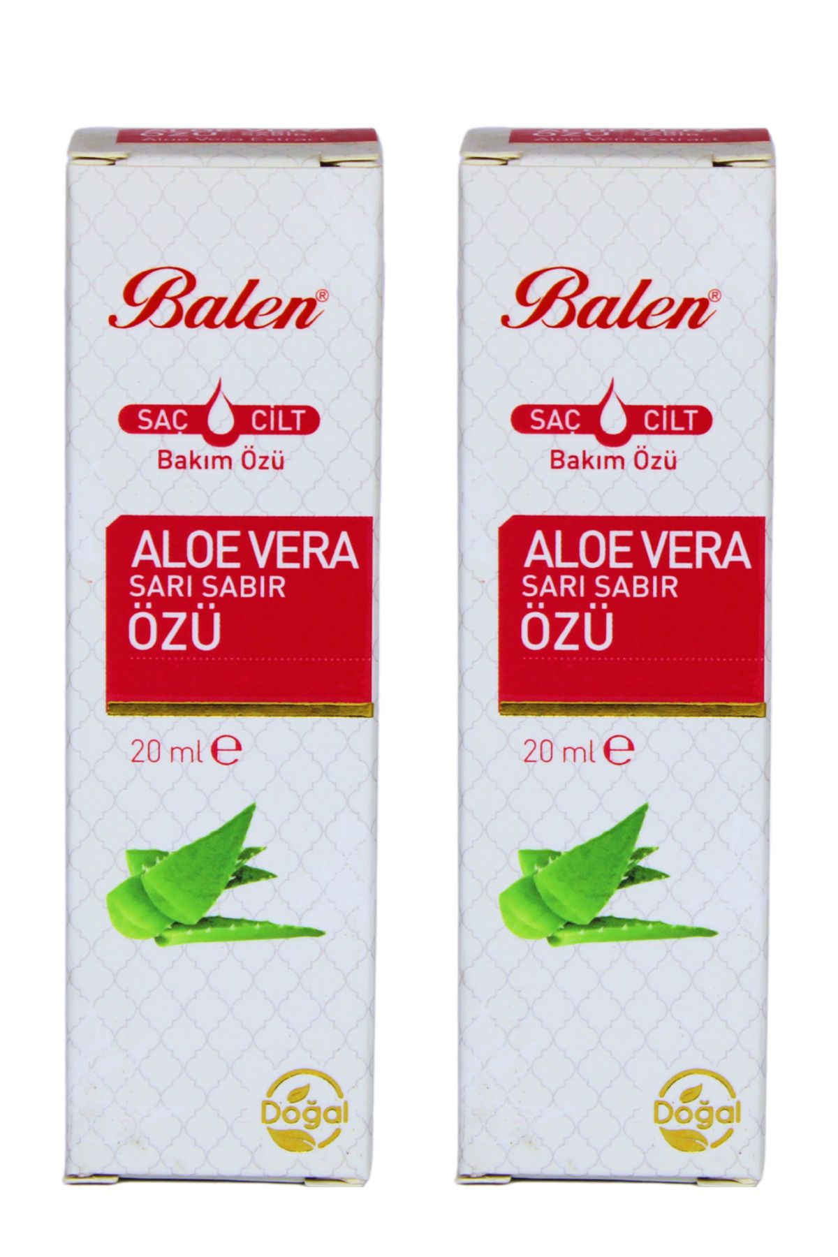 GÜLCE LOKMAN HEKİM AKTAR BALEN ALOEVERA-SARI SABIR YAĞI 2 X 20ML MASERASYON
