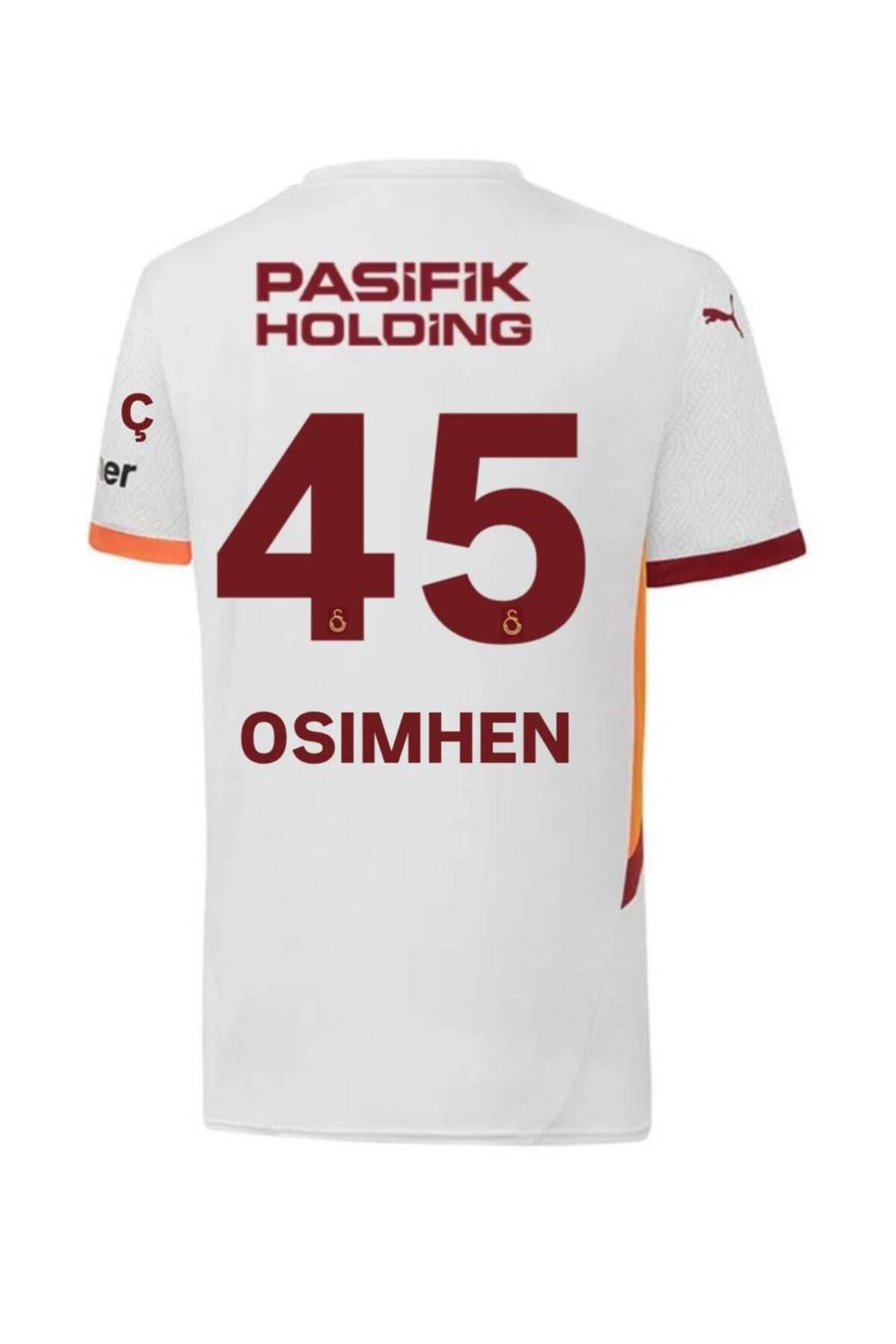Alaturka Mix 5 Yıldızlı galatasaray/2025 Osimhe.n/ Deplasman Beyaz Yetişkin forması Maske Hediyeli