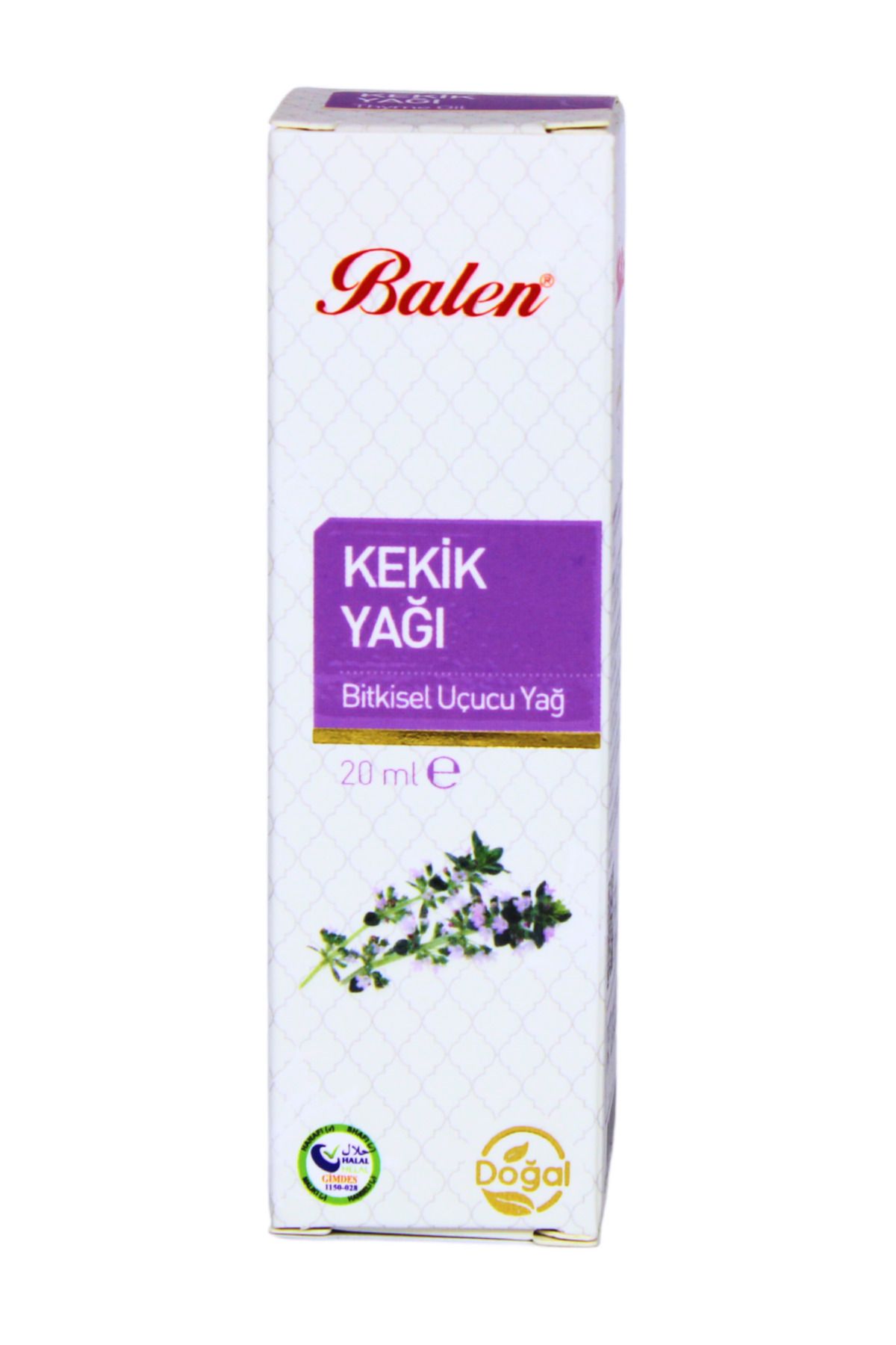 GÜLCE LOKMAN HEKİM AKTAR BALEN KEKİK YAĞI 20ML DİSTİLASYON