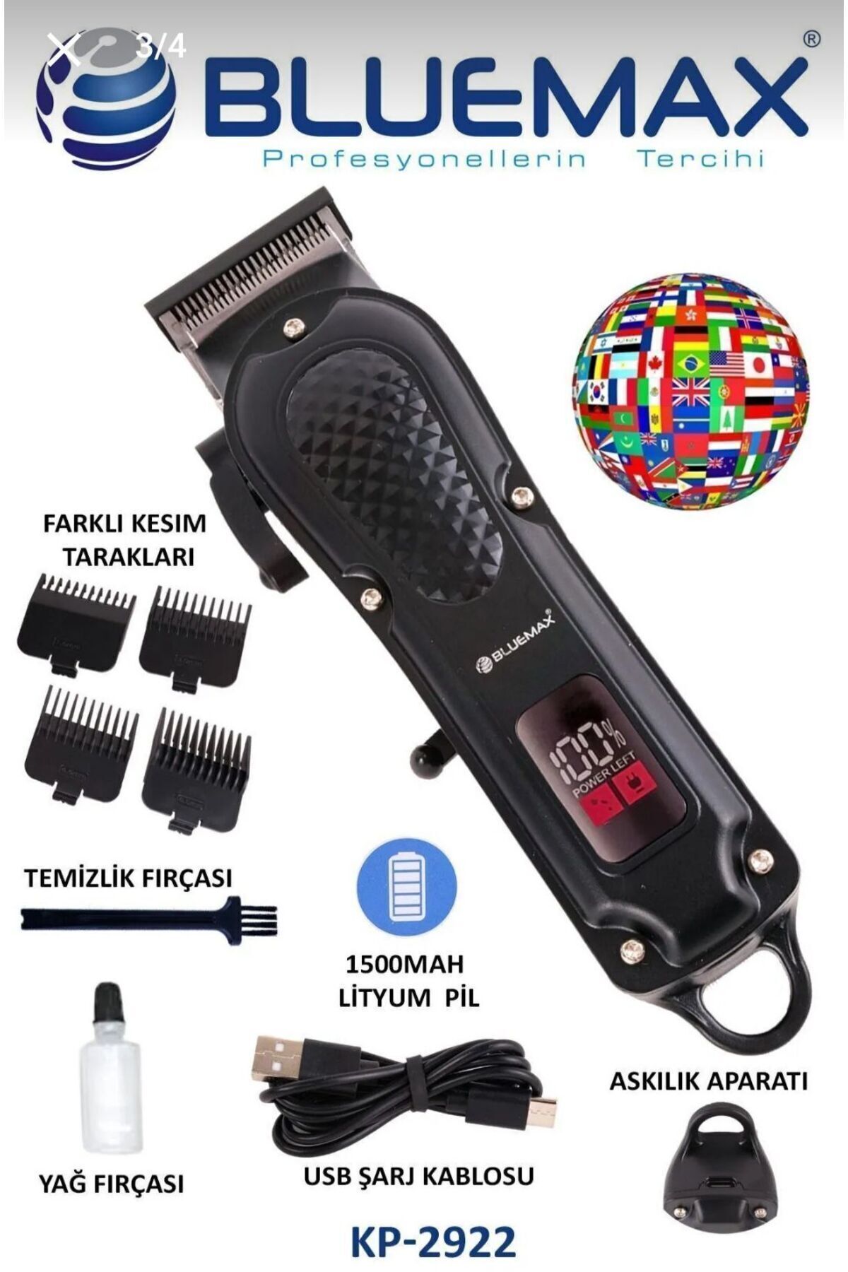 teknotrust Kp-2922 Saç Sakal Tıraş Makinesi