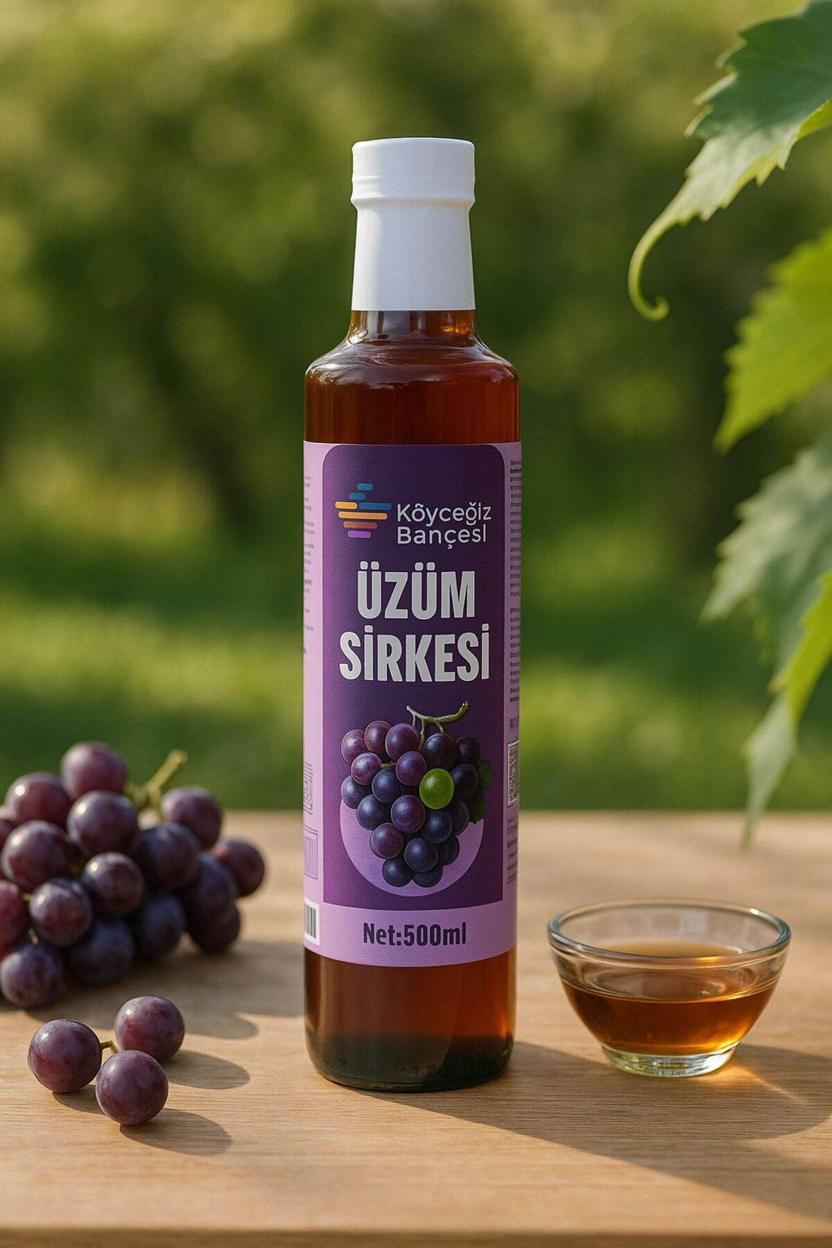Köyceğiz Bahçesi Organik Üzüm Sirkesi - 500ml