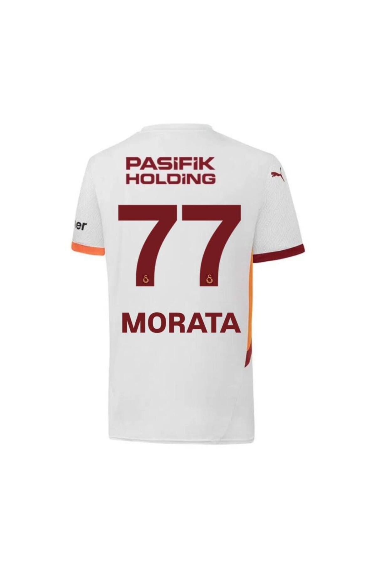 Alaturka Mix 5 Yıldızlı galatasaray/2025 ALVARO MORATA Deplasman Beyaz Yetişkin forması