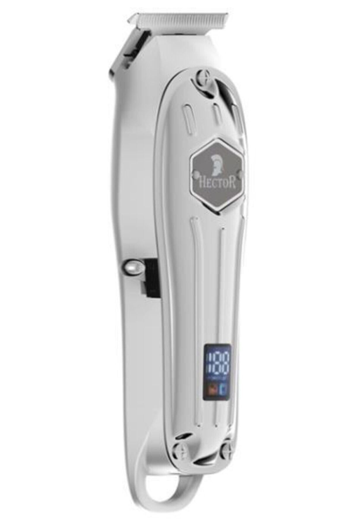 teknotrust Hectör Troy Zero I7 Professional Tıraş Makinesi Silver Motifli Ekranlı