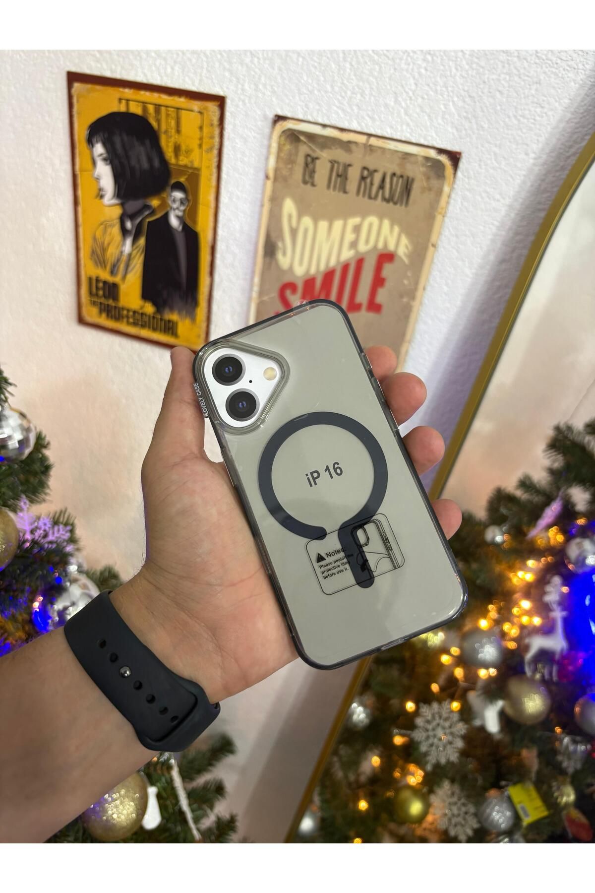 Kilif365 ŞEFFAF SERT SLİKON MAGSAFE İPHONE 16 TELEFON KILIFI