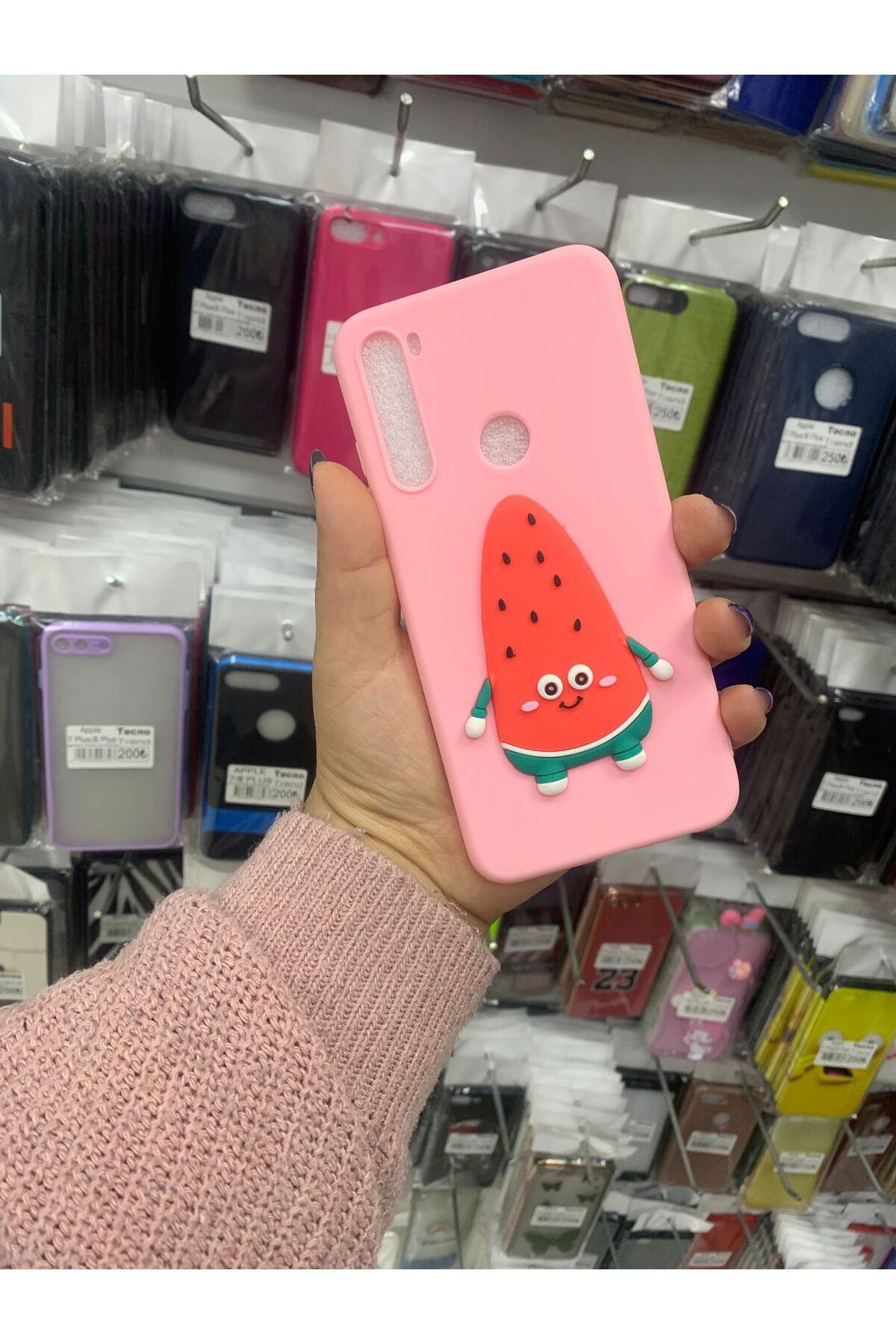 TECNOTREND Redmi Note 8 3d ayıcıklı silikon kılıf