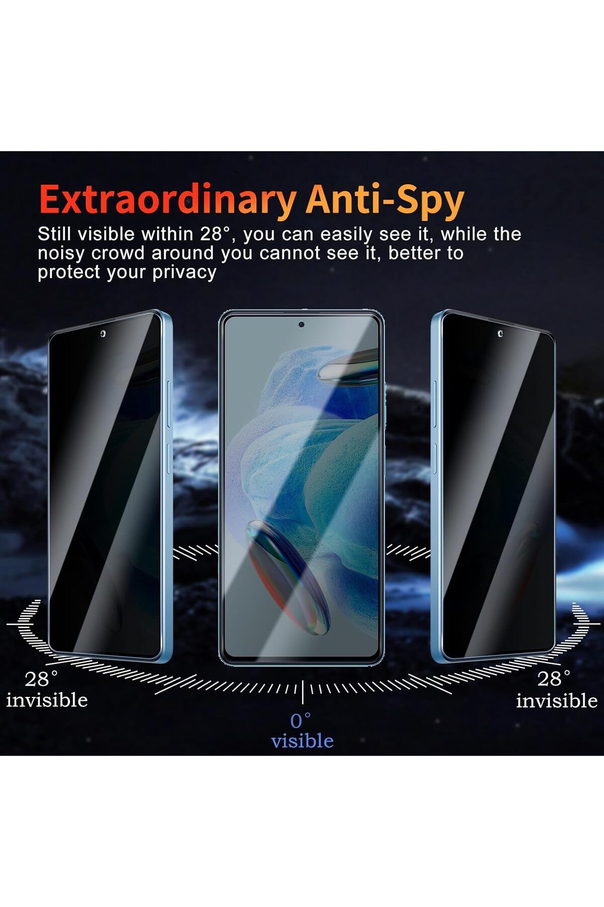 aheaks Tecno Spark 30 Pro Nano Hayalet Ekran Koruyucu Nano Cam - Kamera Kısmı Açık