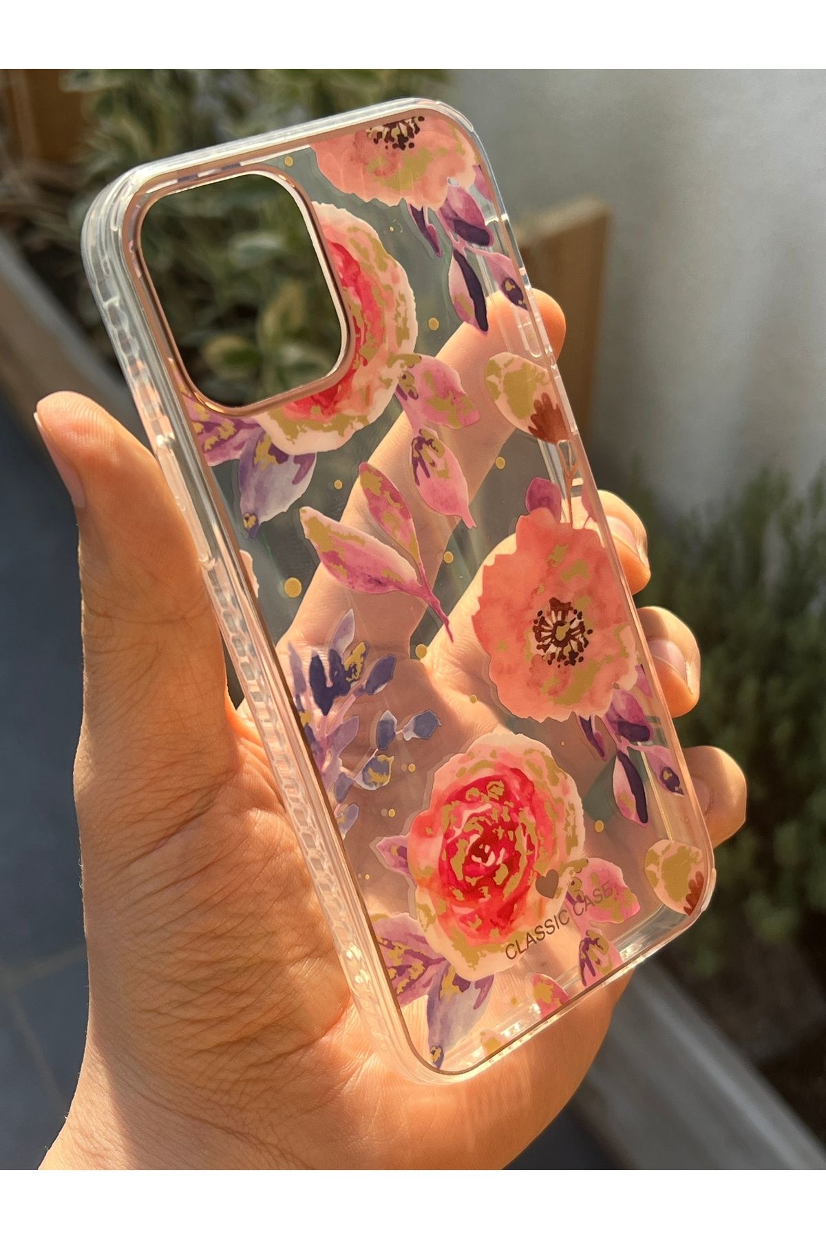 EDELFU iPhone 12 ve 12 PRO [6.1 inç] Uyumlu Hologram Leopar Desenli Kılıf – Parlak & Koruyucu