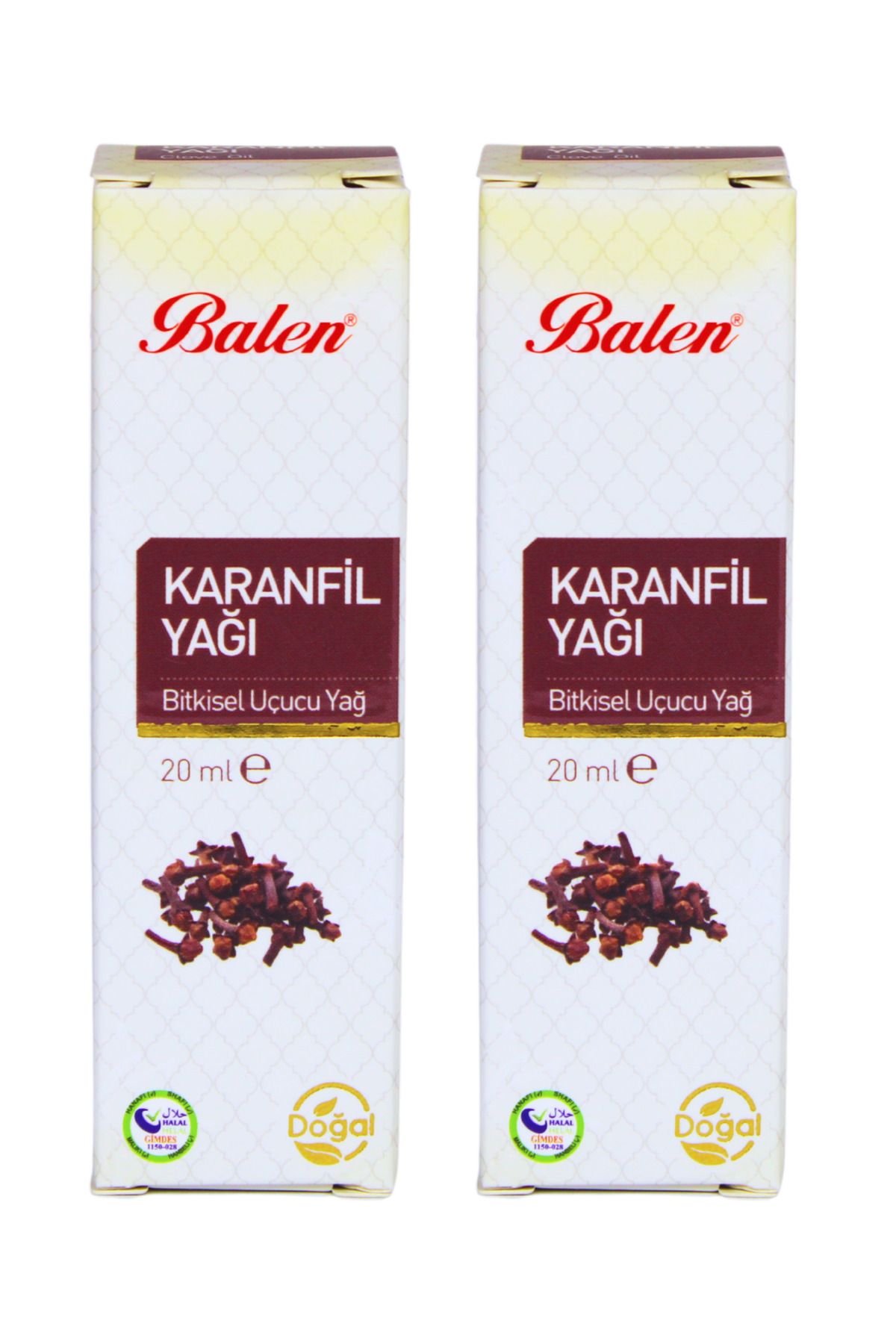 GÜLCE LOKMAN HEKİM AKTAR BALEN KARANFİL YAĞI 2 X 20 ML DİSTİLASYON