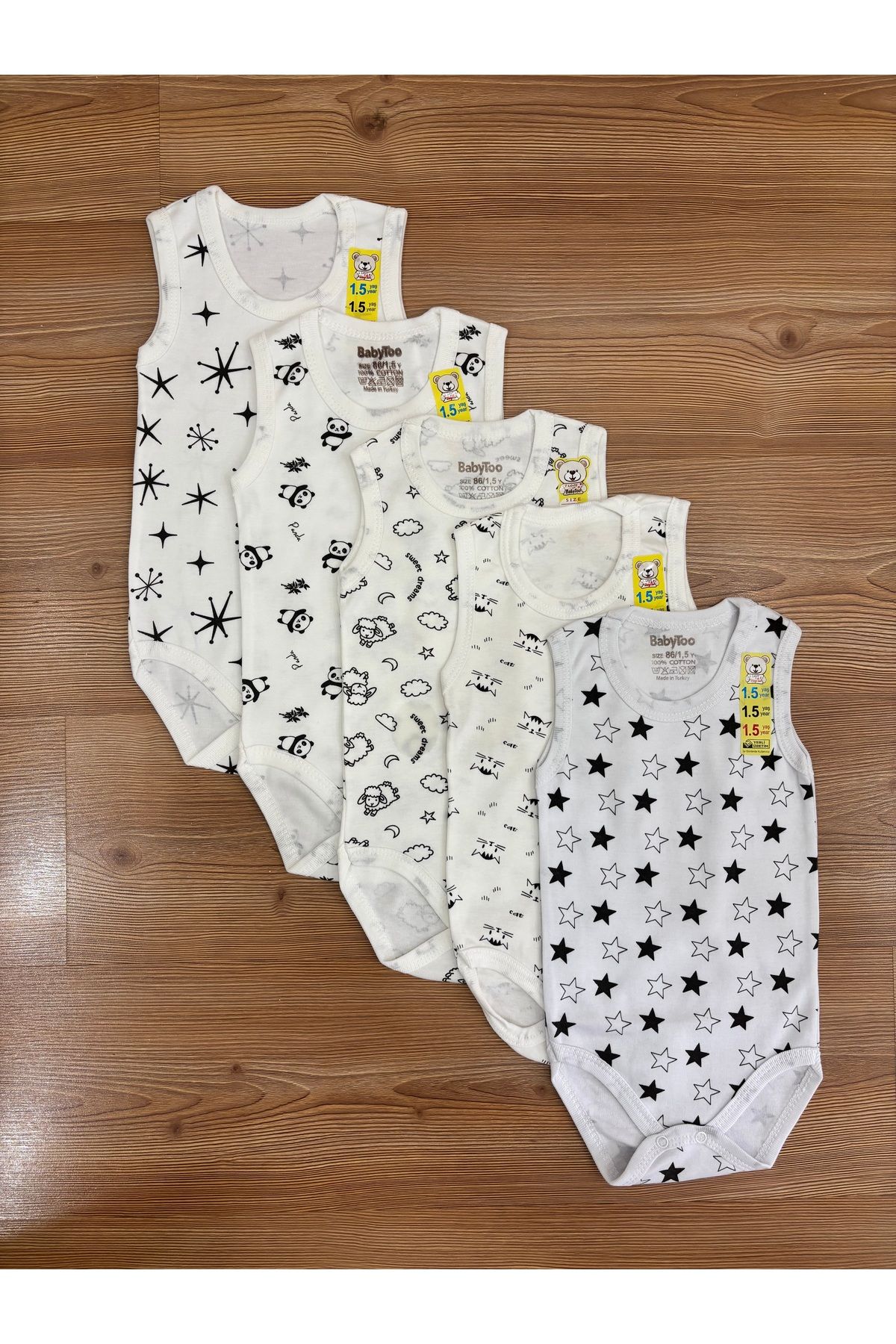 Babytoo Erkek Bebek %100 Pamuk Zıbın