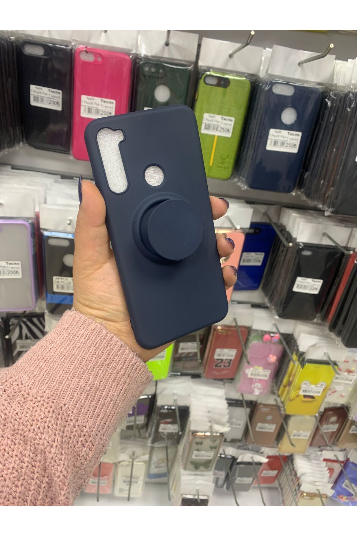 TECNOTREND Redmi Note 8 pop soketli soft silikon kılıf