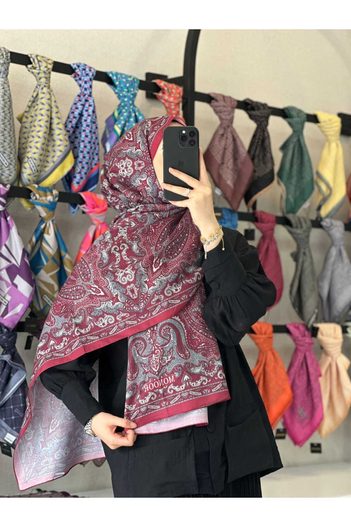 MONOOR ETNİK DESEN SOFT ŞAL