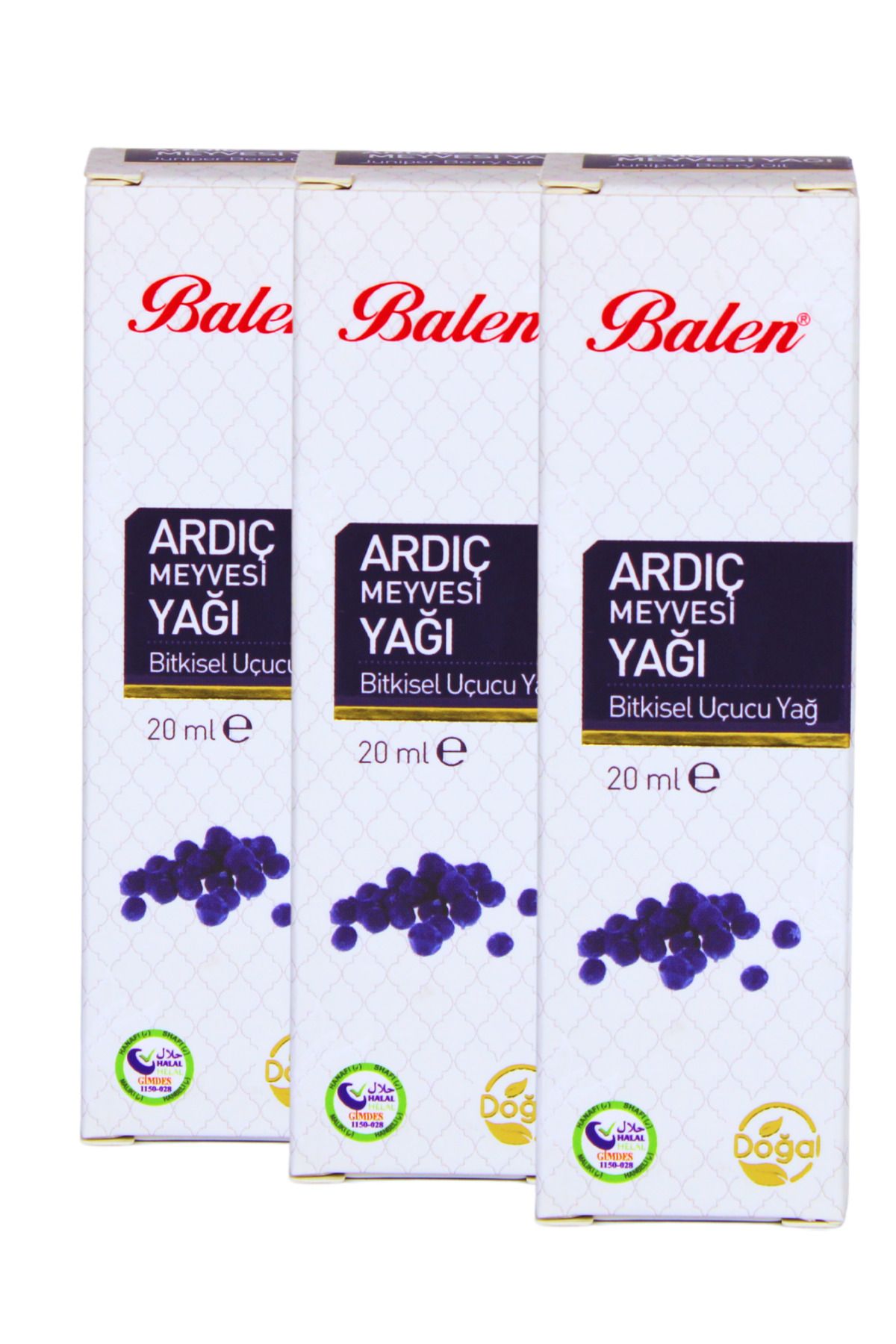 GÜLCE LOKMAN HEKİM AKTAR BALEN ARDIÇ MEYVESİ YAĞI 3 X 20ML DİSTİLASYON