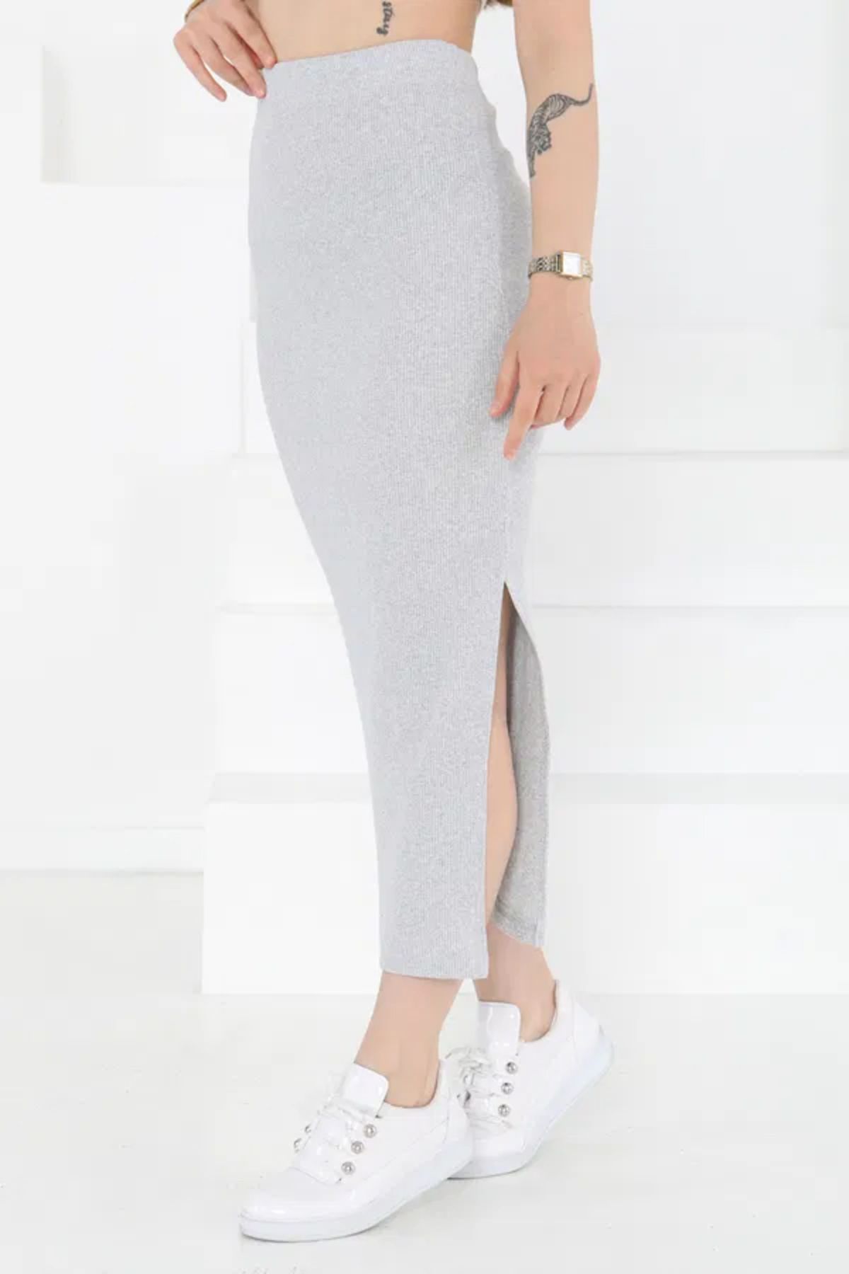 Butik Yırtmaçlı Etek