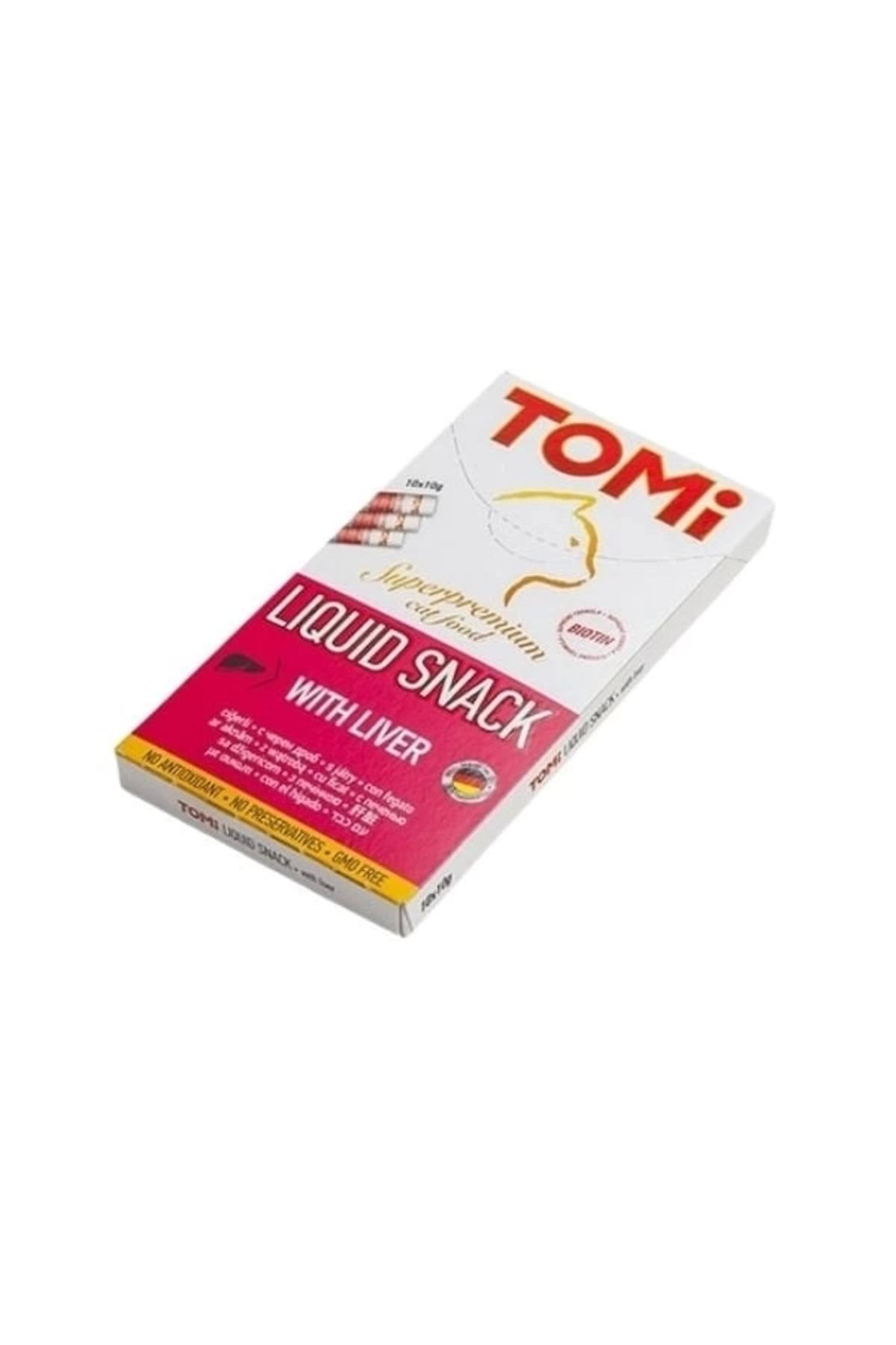 YNT İthalat Tomi Kümes Hayvalı ve Biotinli Sıvı Kedi Ödül Maması 10 Gr 10 Adet