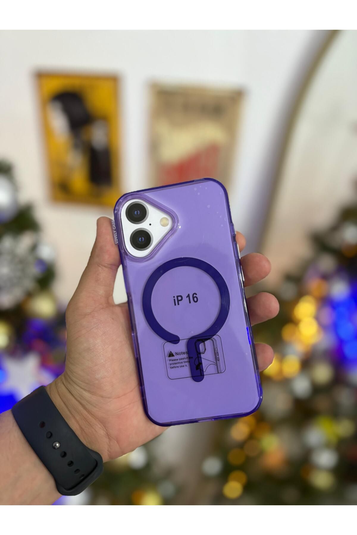 Kilif365 ŞEFFAF SERT SLİKON MAGSAFE İPHONE 16 TELEFON KILIFI
