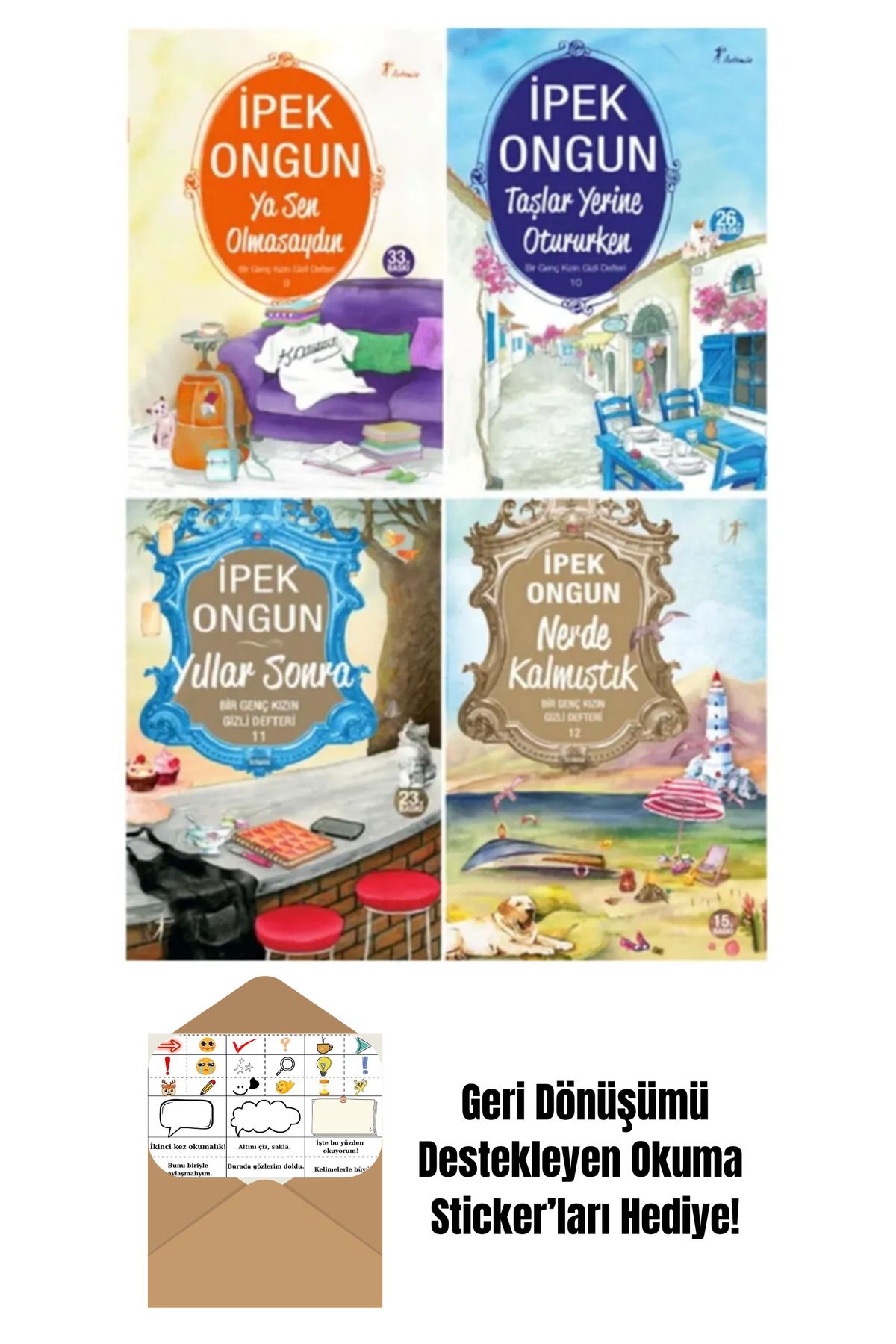 Artemis Yayınları Bir Genç Kızın Gizli Defteri 9-12. Kitaplar Set
