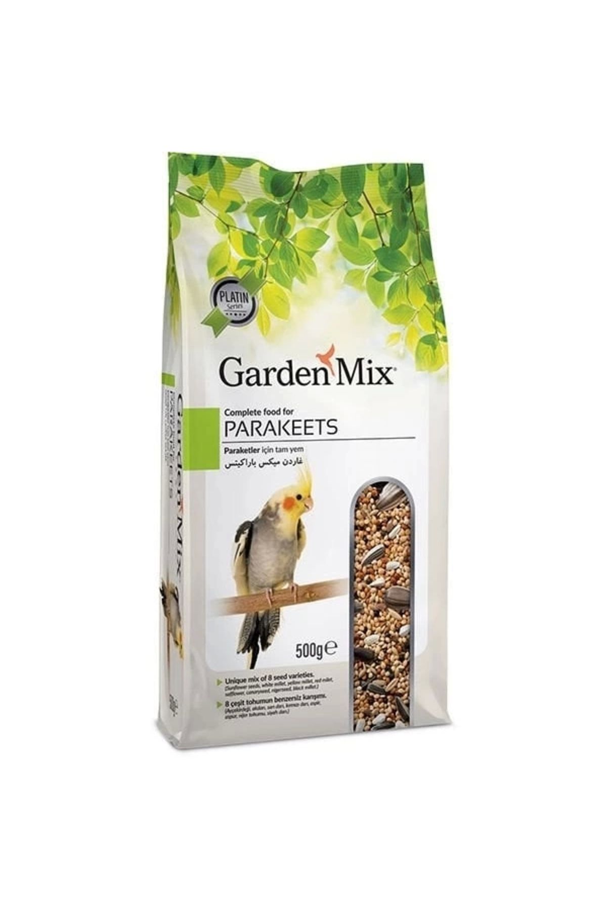 YNT İthalat Garden Mix Platin Paraket Yemi 500 Gr