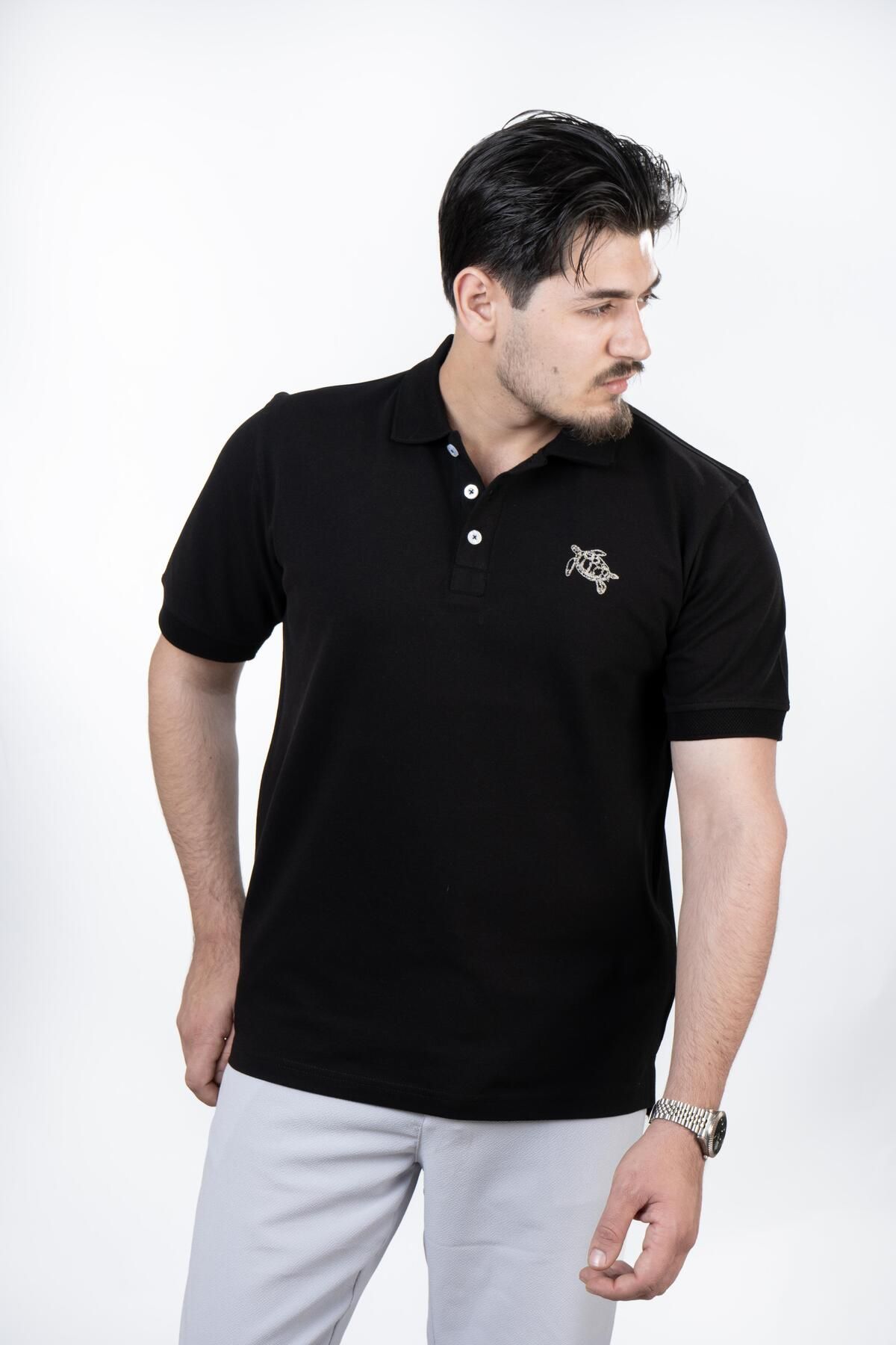 MARİA POLO YAKA BLACK