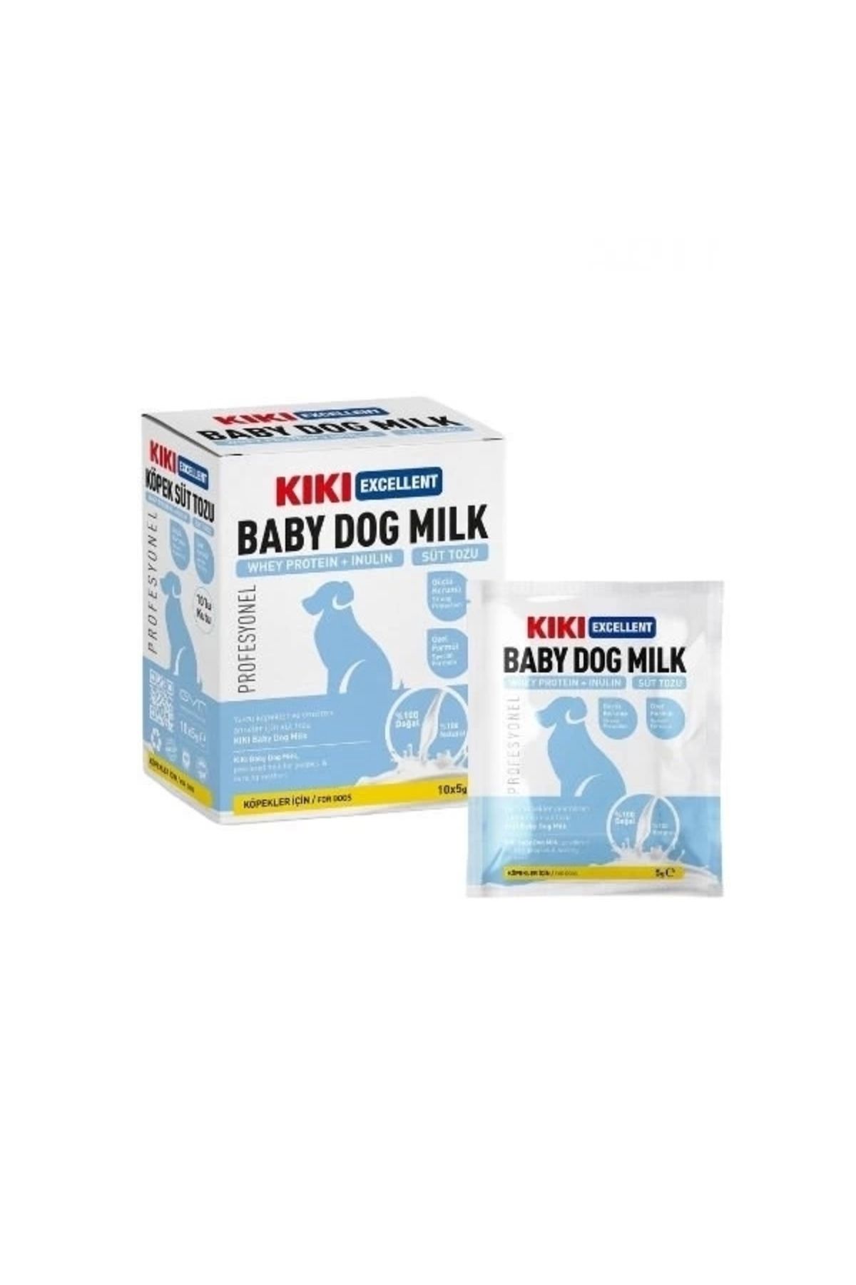 YNT İthalat Kiki Excellent Yavru Köpekler için Süt Tozu 5 Gr 10 Adet