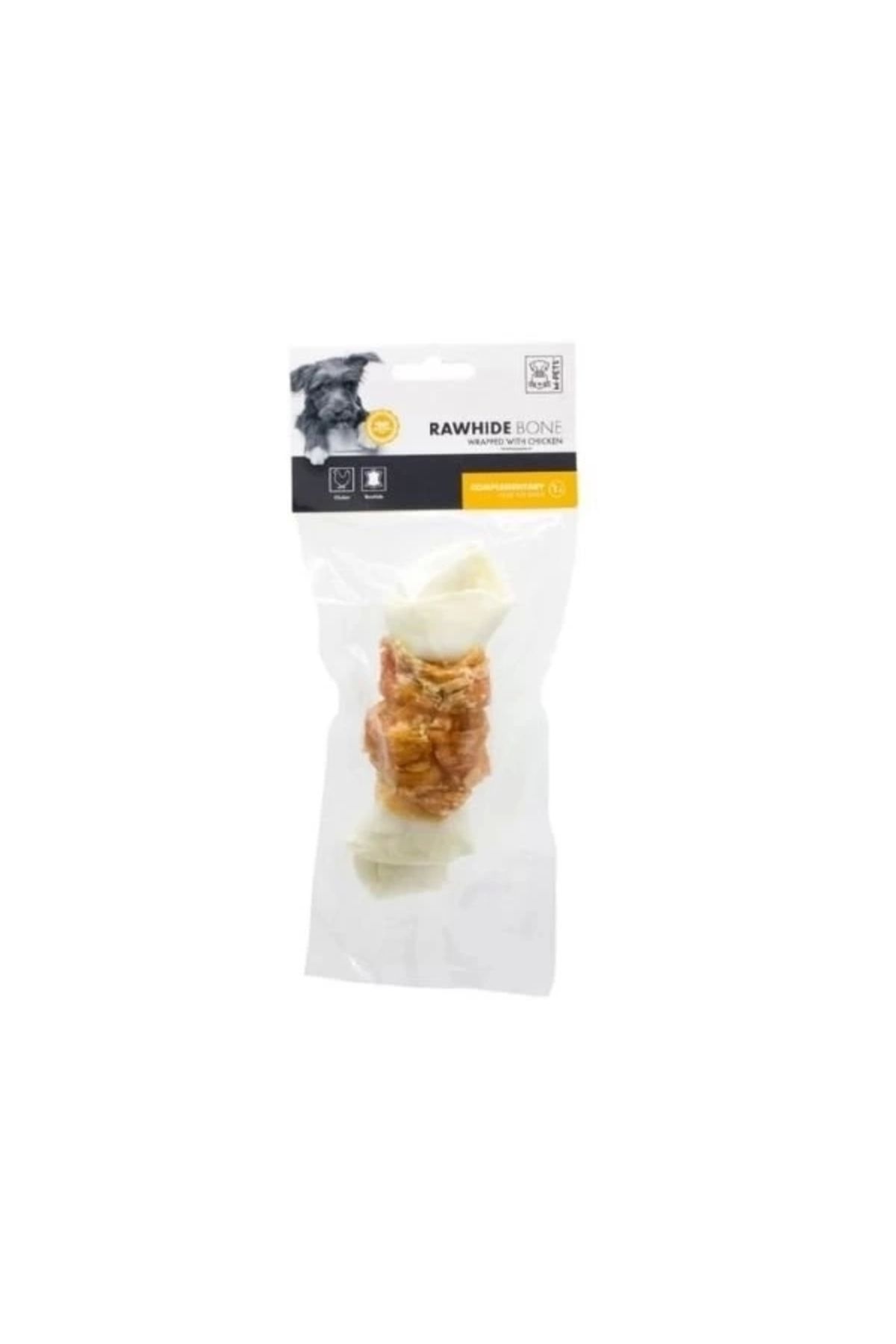 YNT İthalat M-Pets Wrapped Tavuklu Çiğneme Kemiği Köpek Ödülü 97 Gr