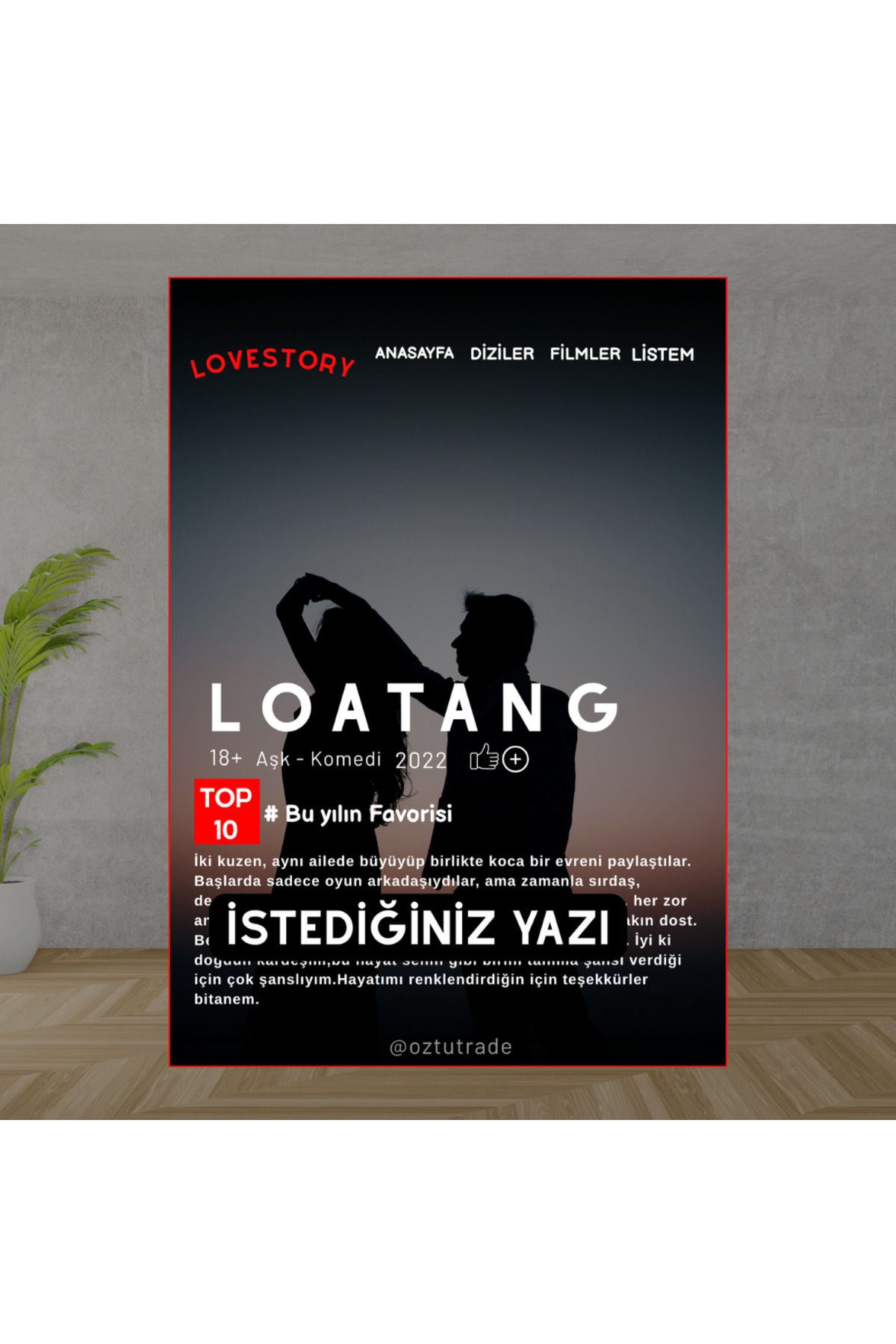 MUTLULUK Arkadaşlık posteri - Poster model 3