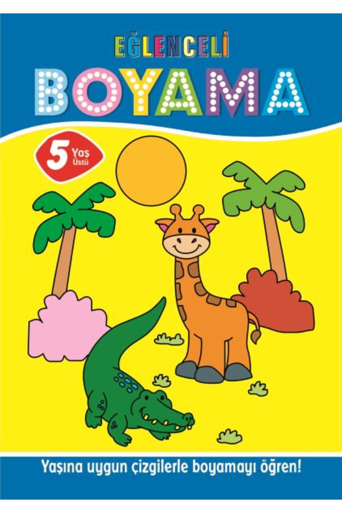 Hak Yayınları Eğlenceli Boyama - 5 Yaş Üstü 4 lü Pastel Boya Hediyeli