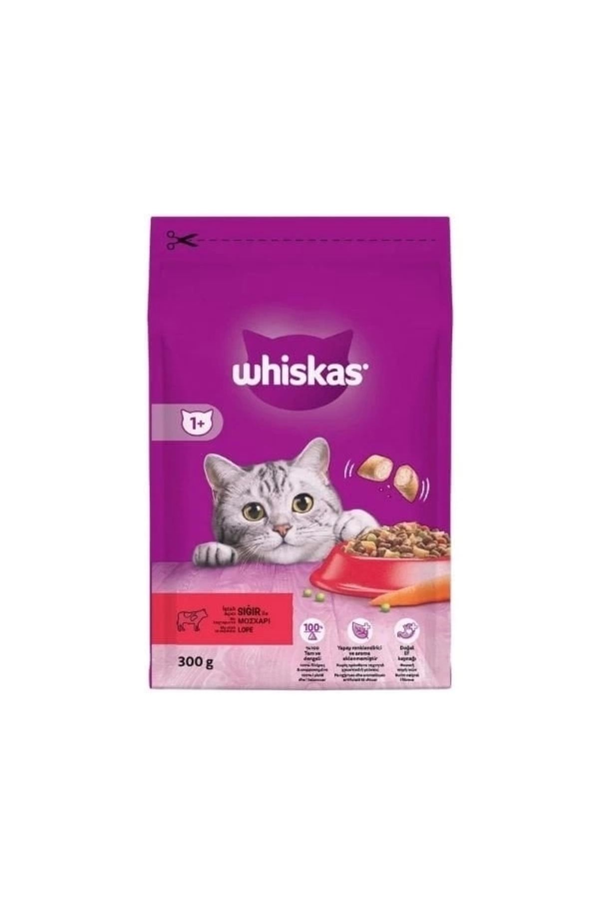 YNT İthalat Whiskas Biftekli ve Havuçlu Yetişkin Kedi Maması 300 Gr