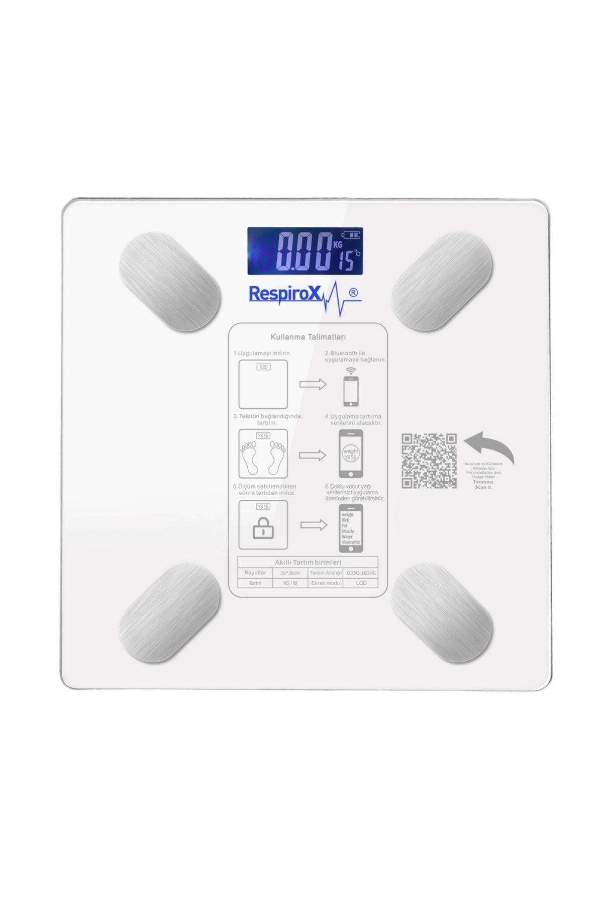 teknotrust Bl-2601 Bluetoothlu Akıllı Tartı