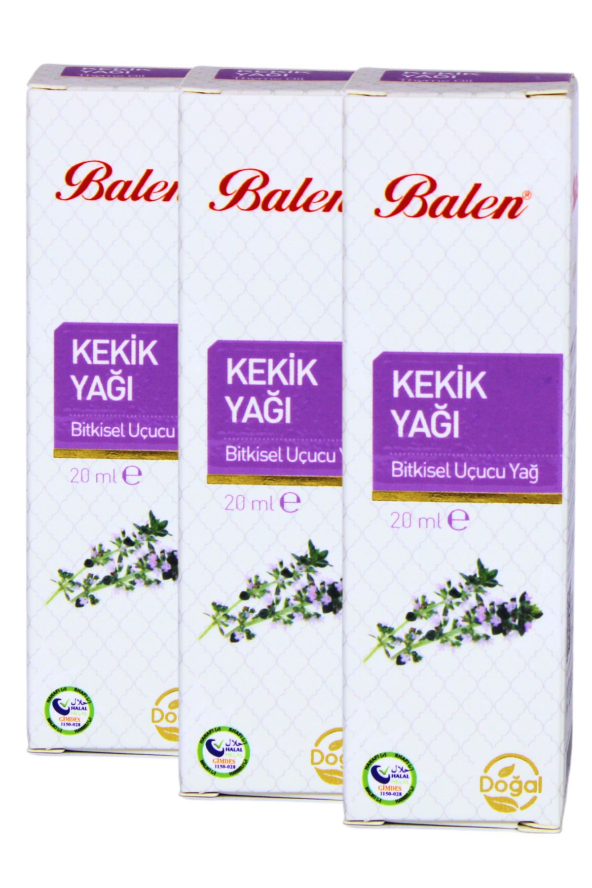 GÜLCE LOKMAN HEKİM AKTAR BALEN KEKİK YAĞI 3 X 20ML DİSTİLASYON