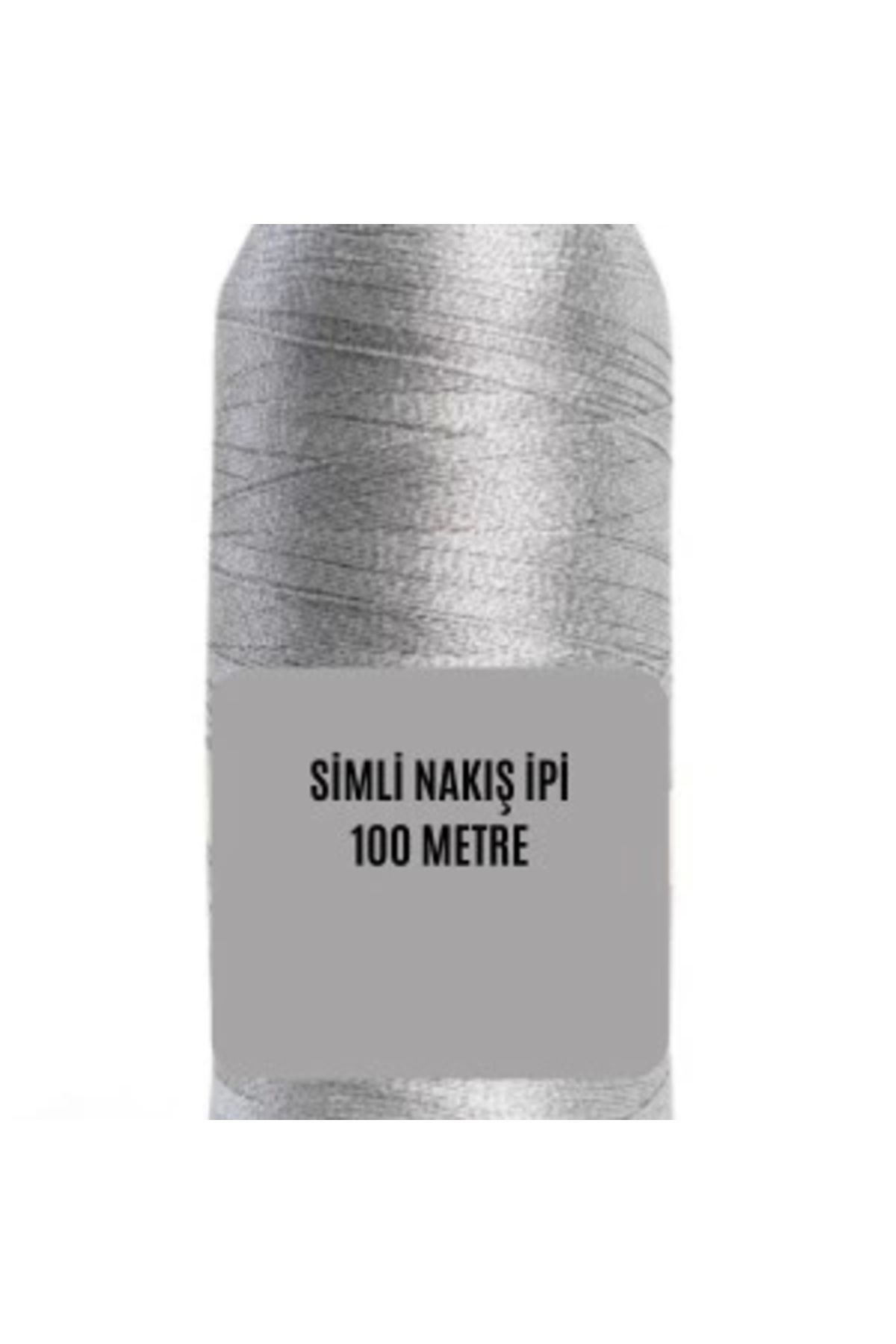 STOREMAX Nakış Simi 100 Metre Gümüş
