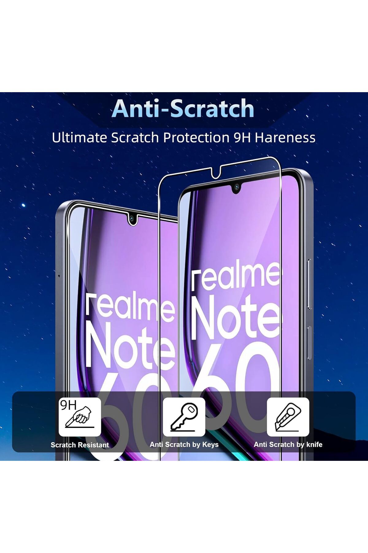 aheaks Realme Note 60 Nano Ekran Koruyucu Nano Cam - İnce ve Esnek