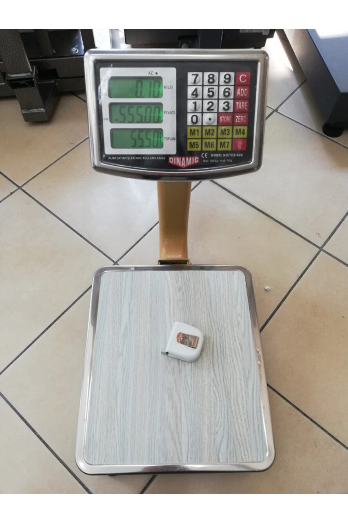 teknotrust Tcs-60c 100kg Şarjlı Dijital Ekran Terazi