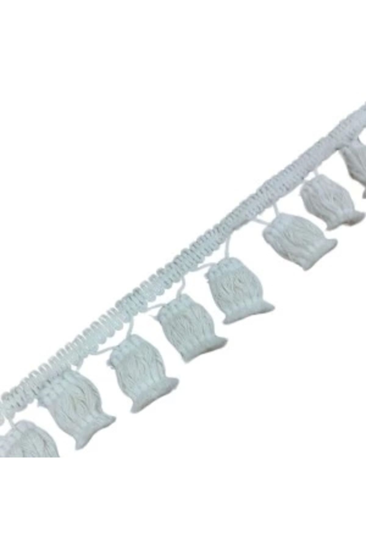 STOREMAX Ponpon Püskül Pamuk en 5 cm Krem 5 Metre