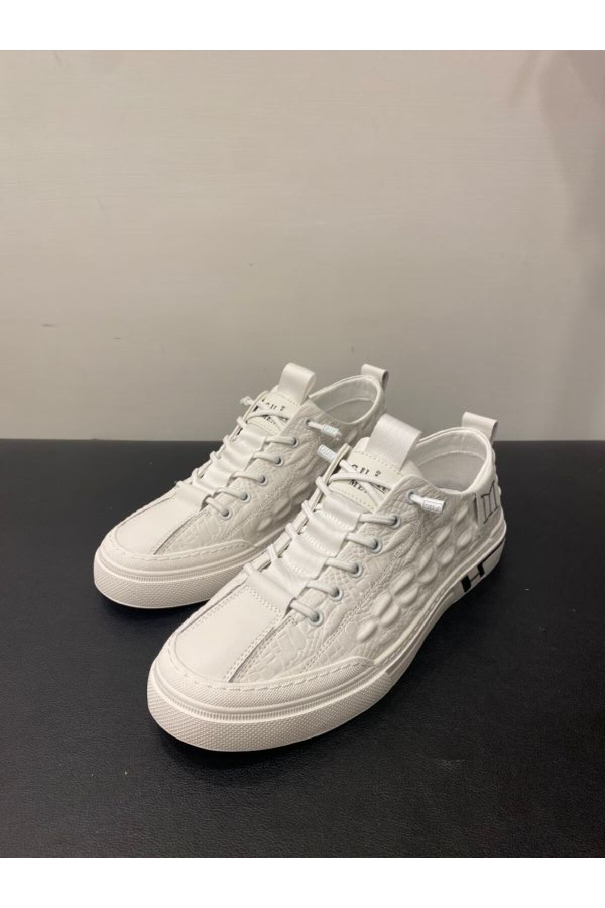 Guja Erkek Hakiki Deri Düz Taban Sneaker