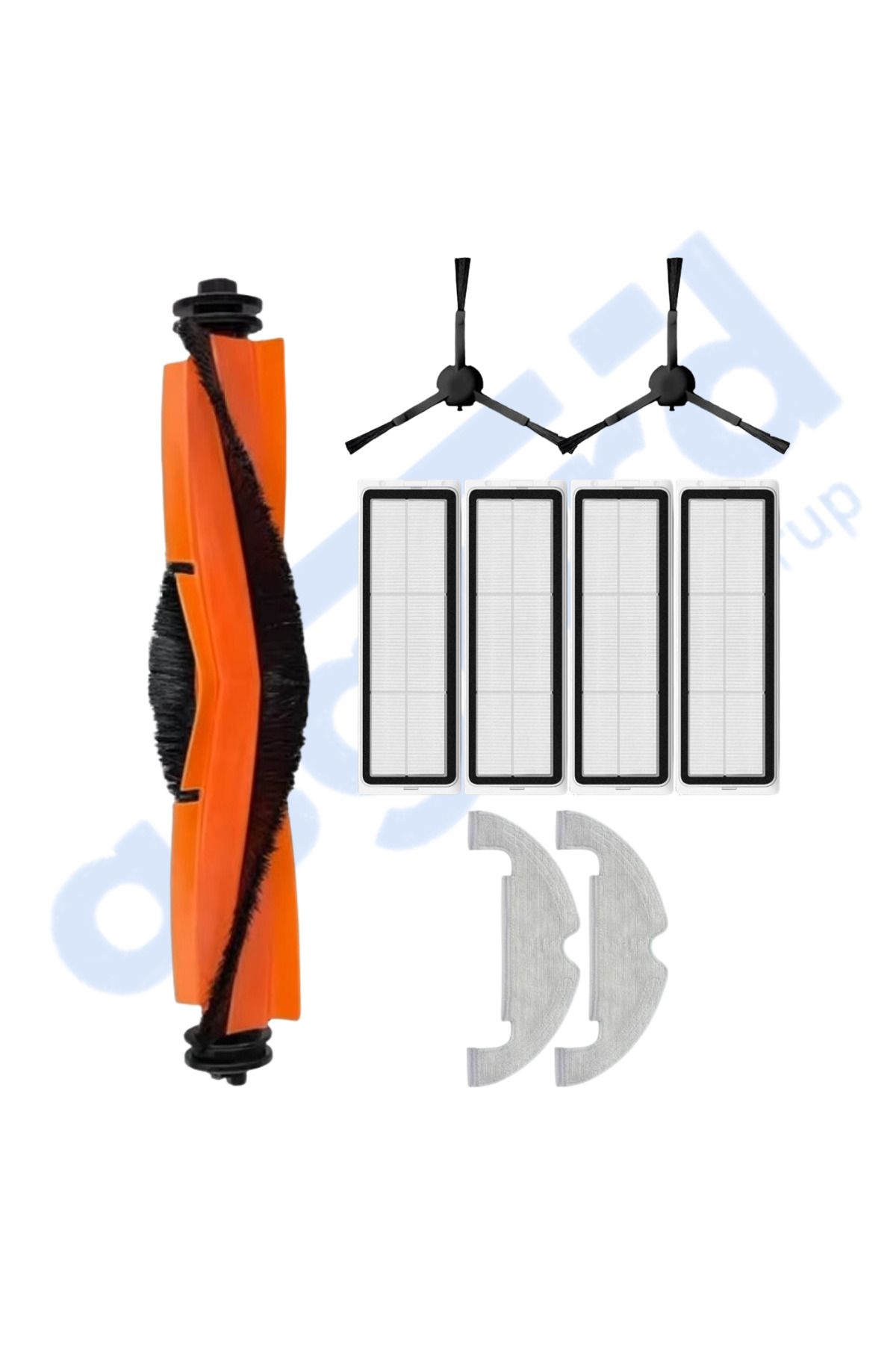 Asgard Grup XİAOMİ MOP 2 ULTRA – X10 Uyumlu 1 Ana Fırça 2 Yan Fırça 4 Filtre 2 Mop